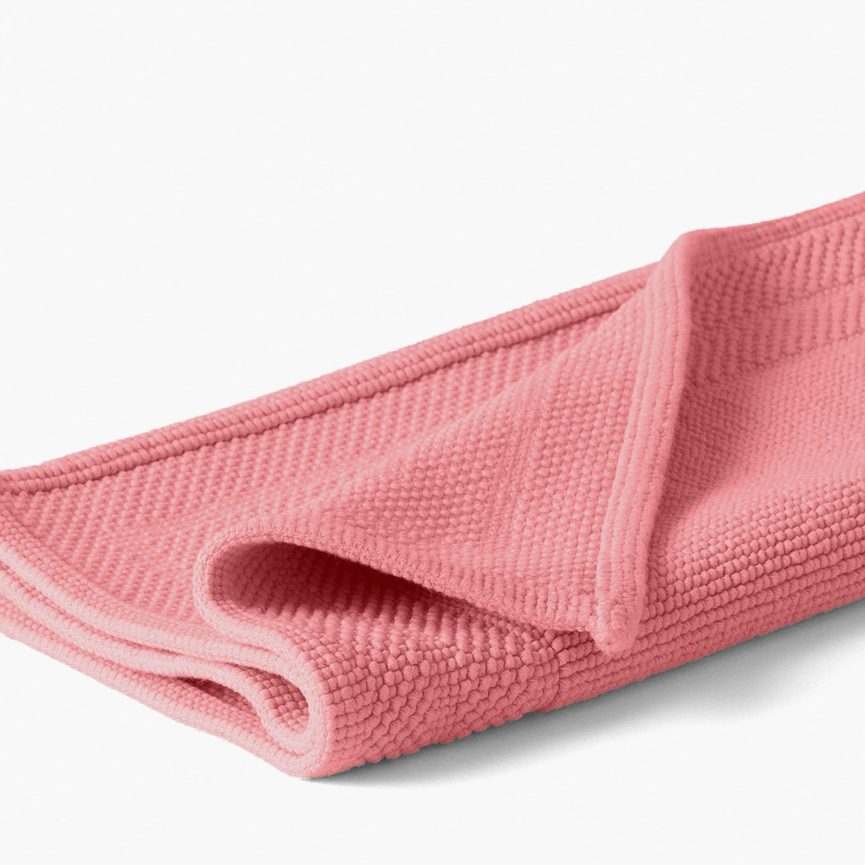 Source Organic Cotton Bath Mat - Petal Pink - Image 3