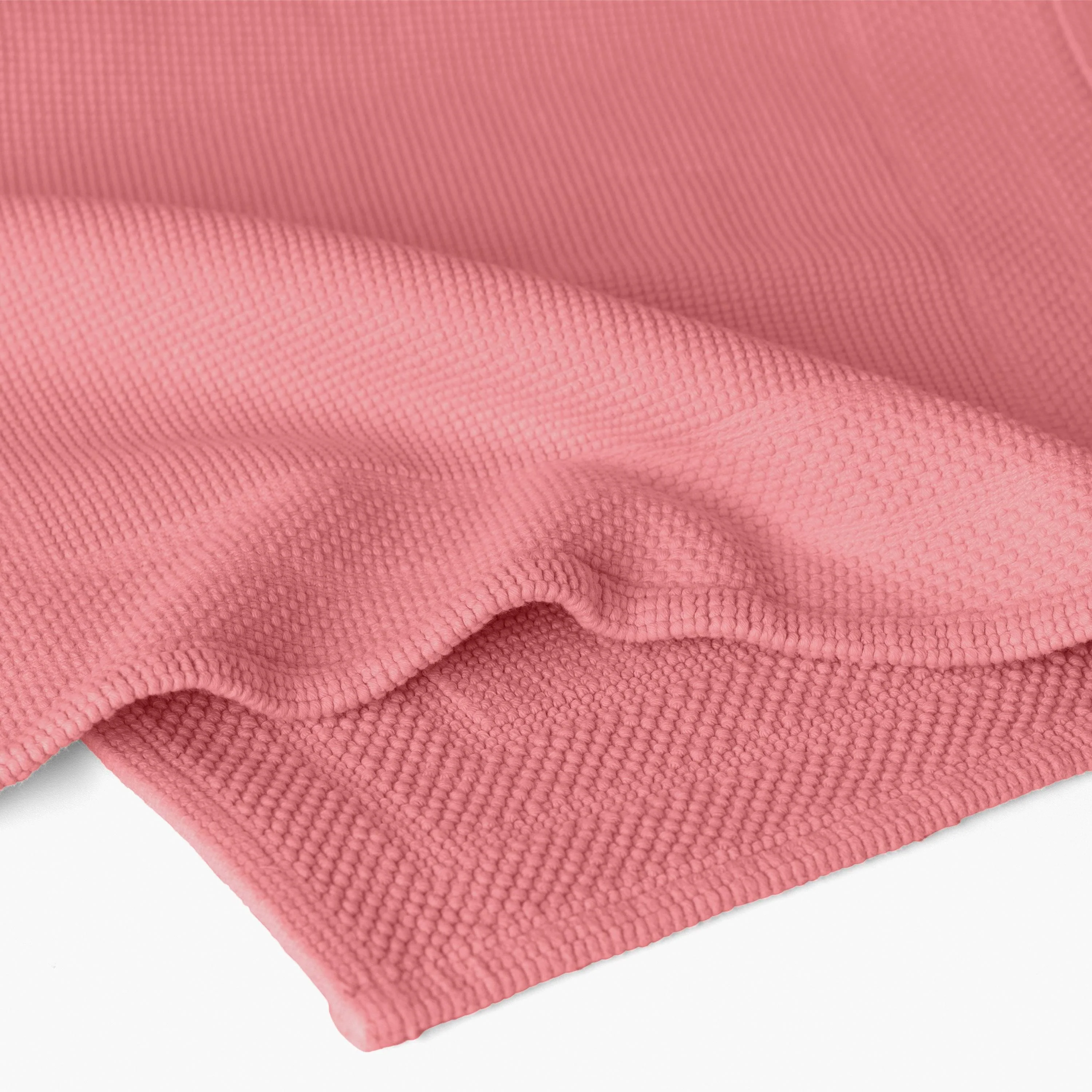 Source Organic Cotton Bath Mat - Petal Pink - Image 4