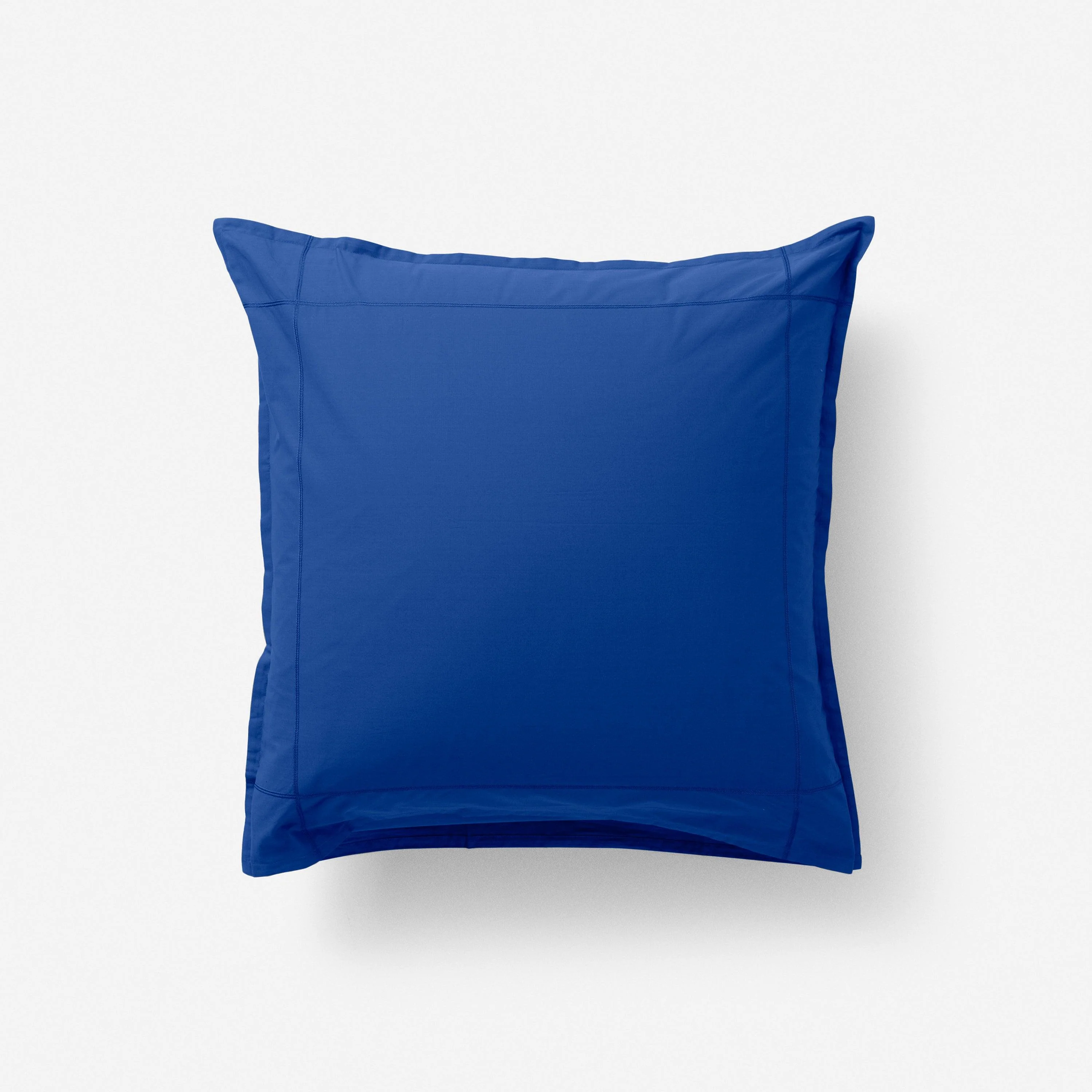 Neo Square Cotton Percale Pillowcase - Ultramarine