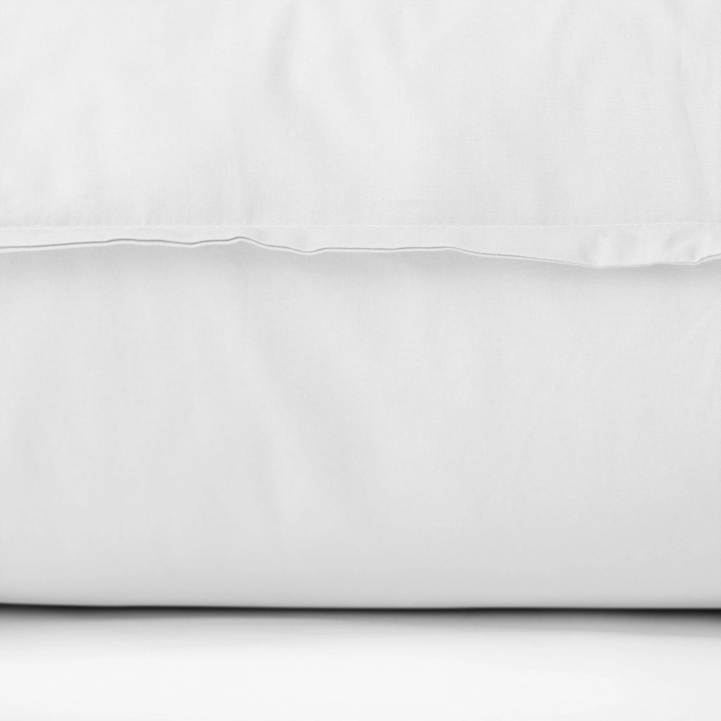 Neo Square Cotton Percale Pillowcase - White - Image 3