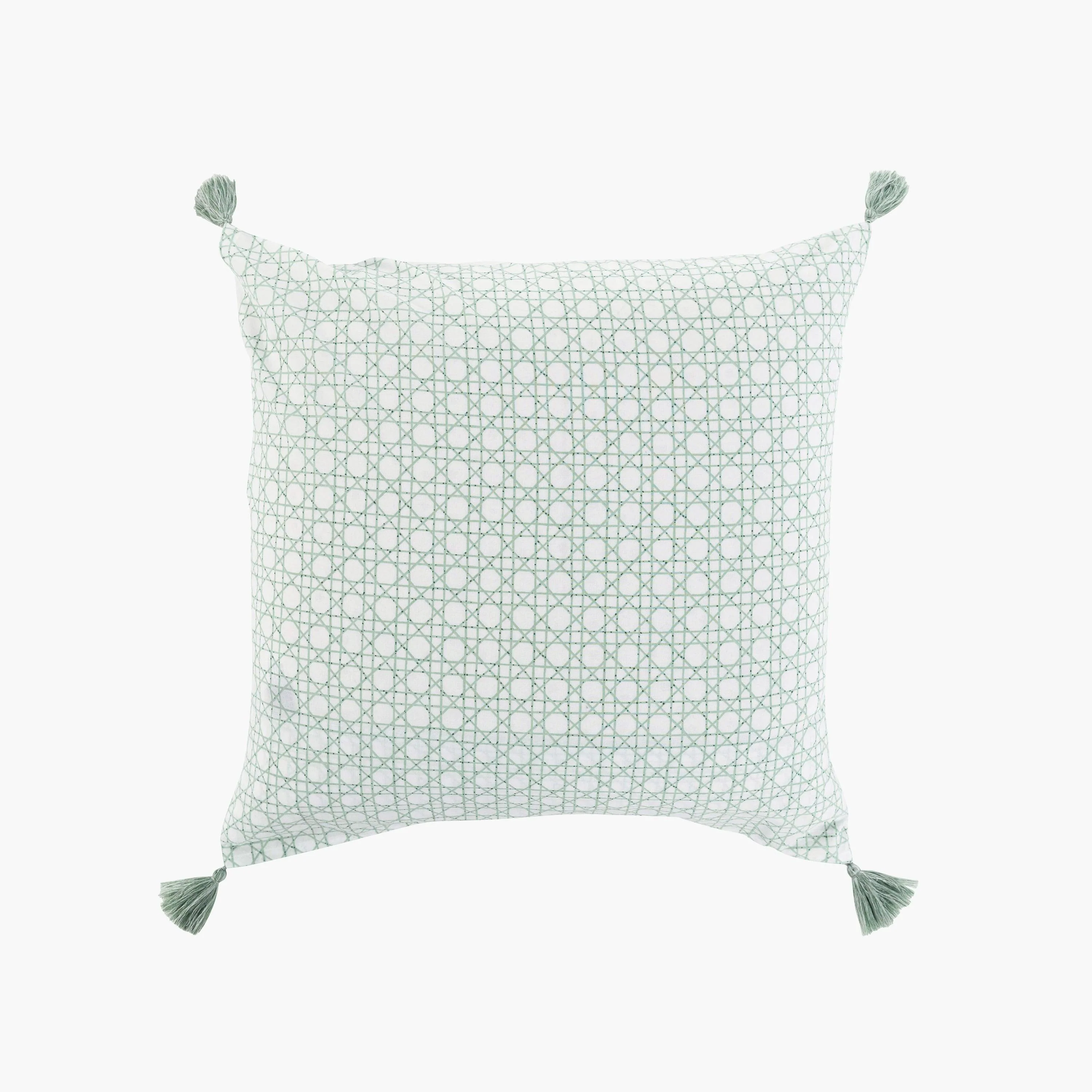Square Pillowcase in Cotton and Linen Aloevera - Image 3