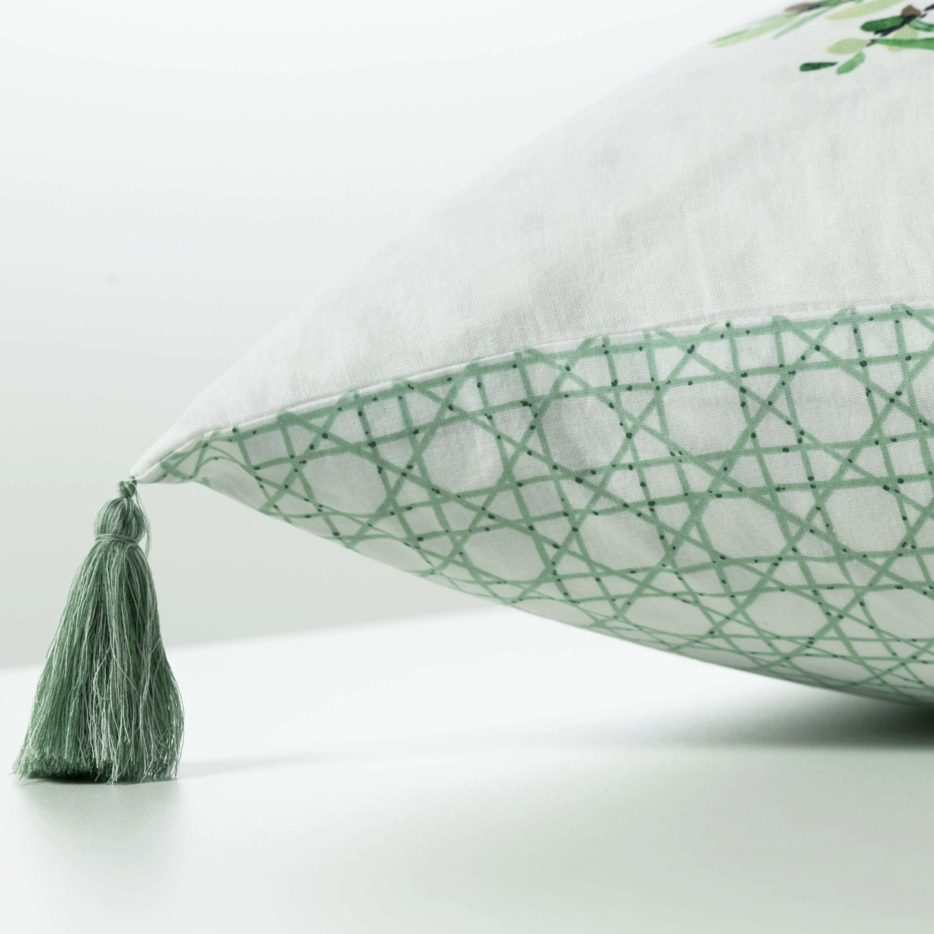 Square Pillowcase in Cotton and Linen Aloevera - Image 4