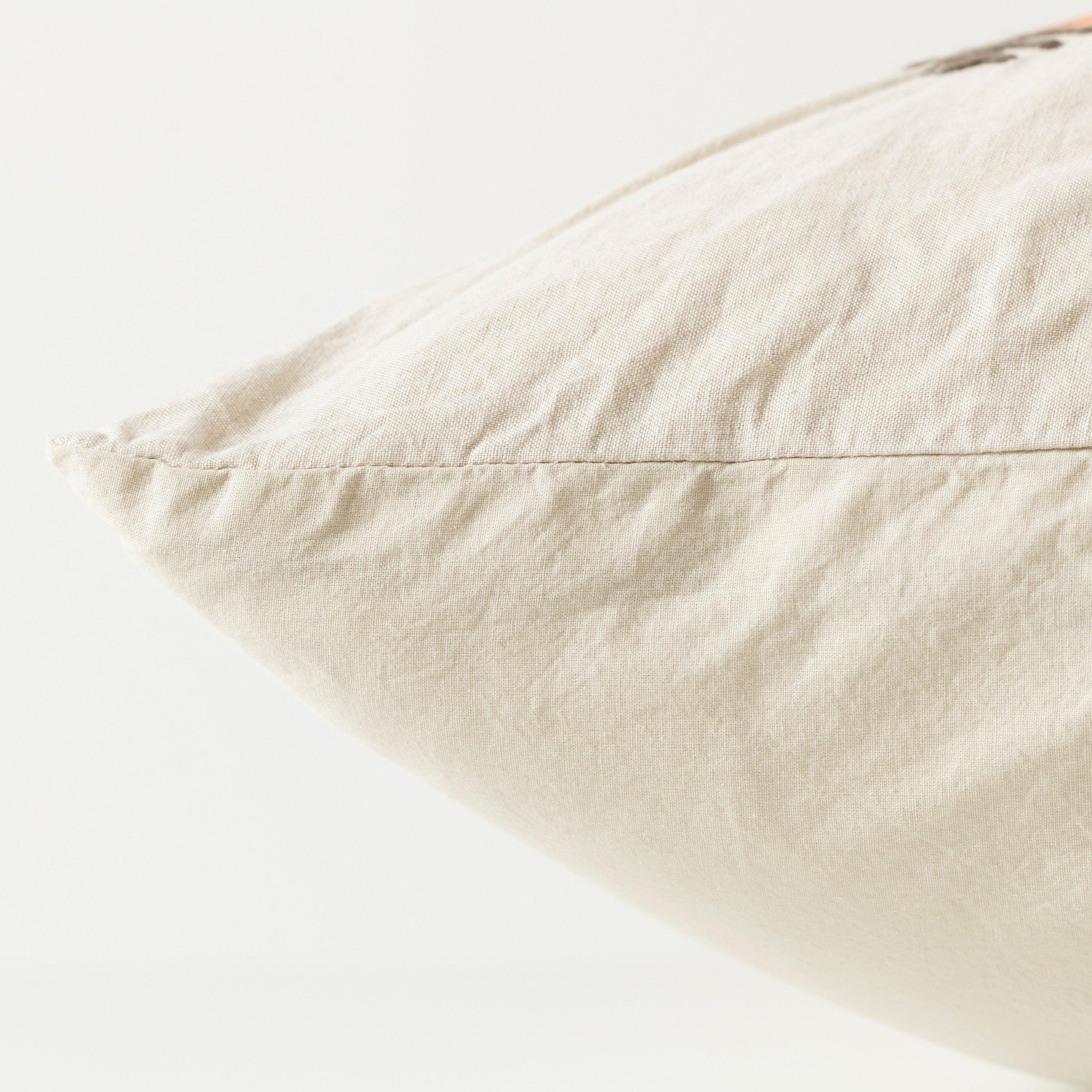 Square Pillowcase in Cotton and Linen Boho - Image 4