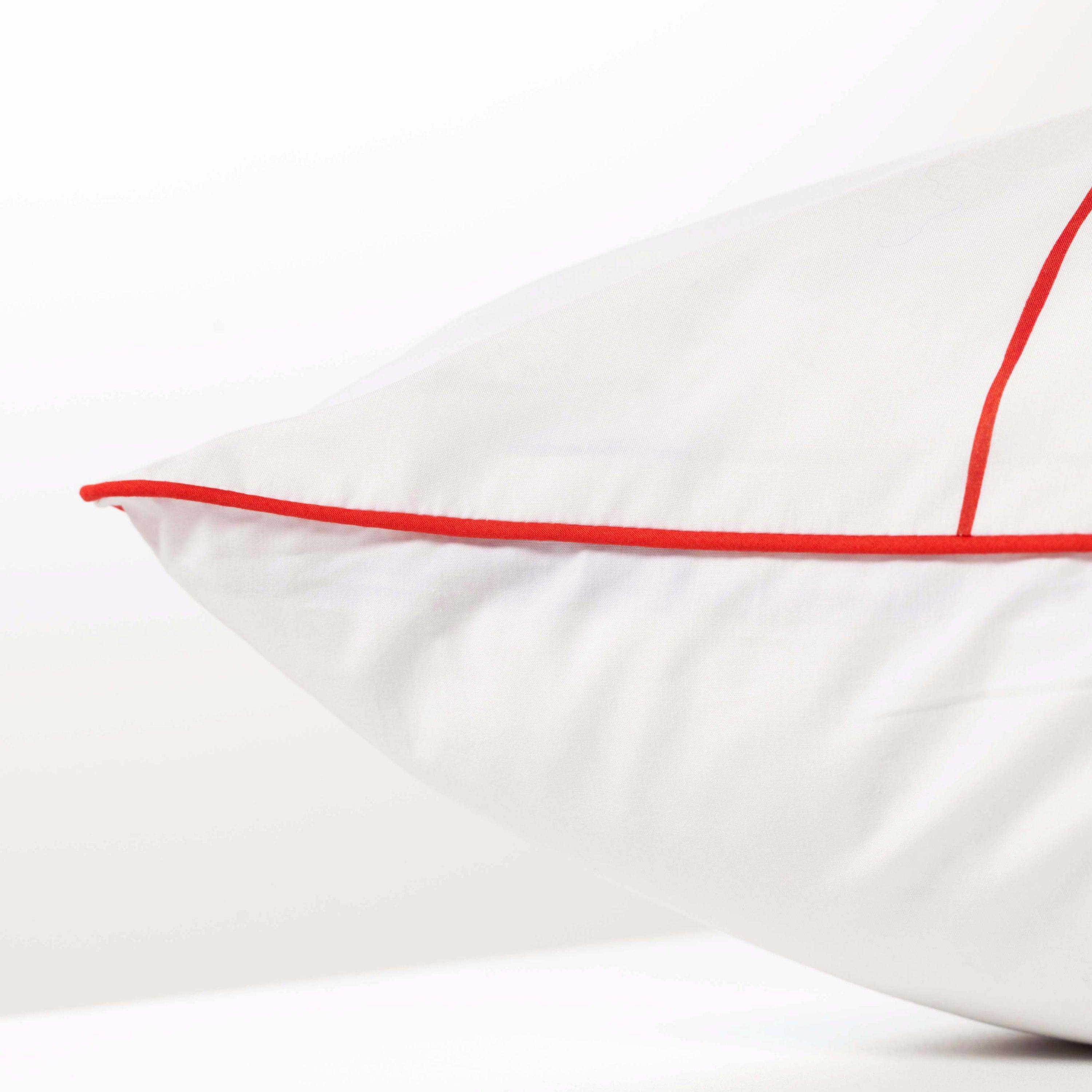Square Pillowcase in Cotton Percale Bisou - Image 3