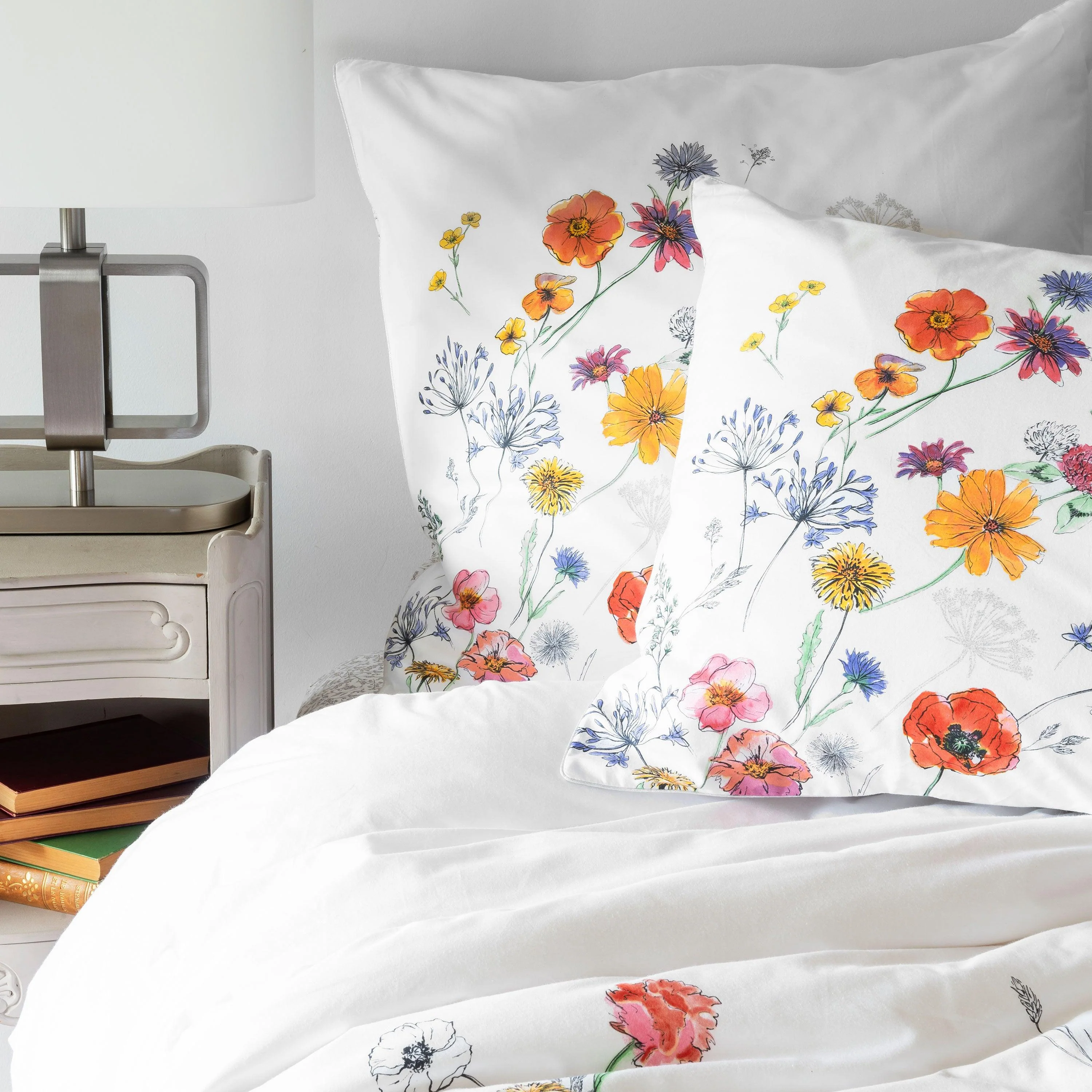 Square Pillowcase in Cotton Percale Eloges - Image 3
