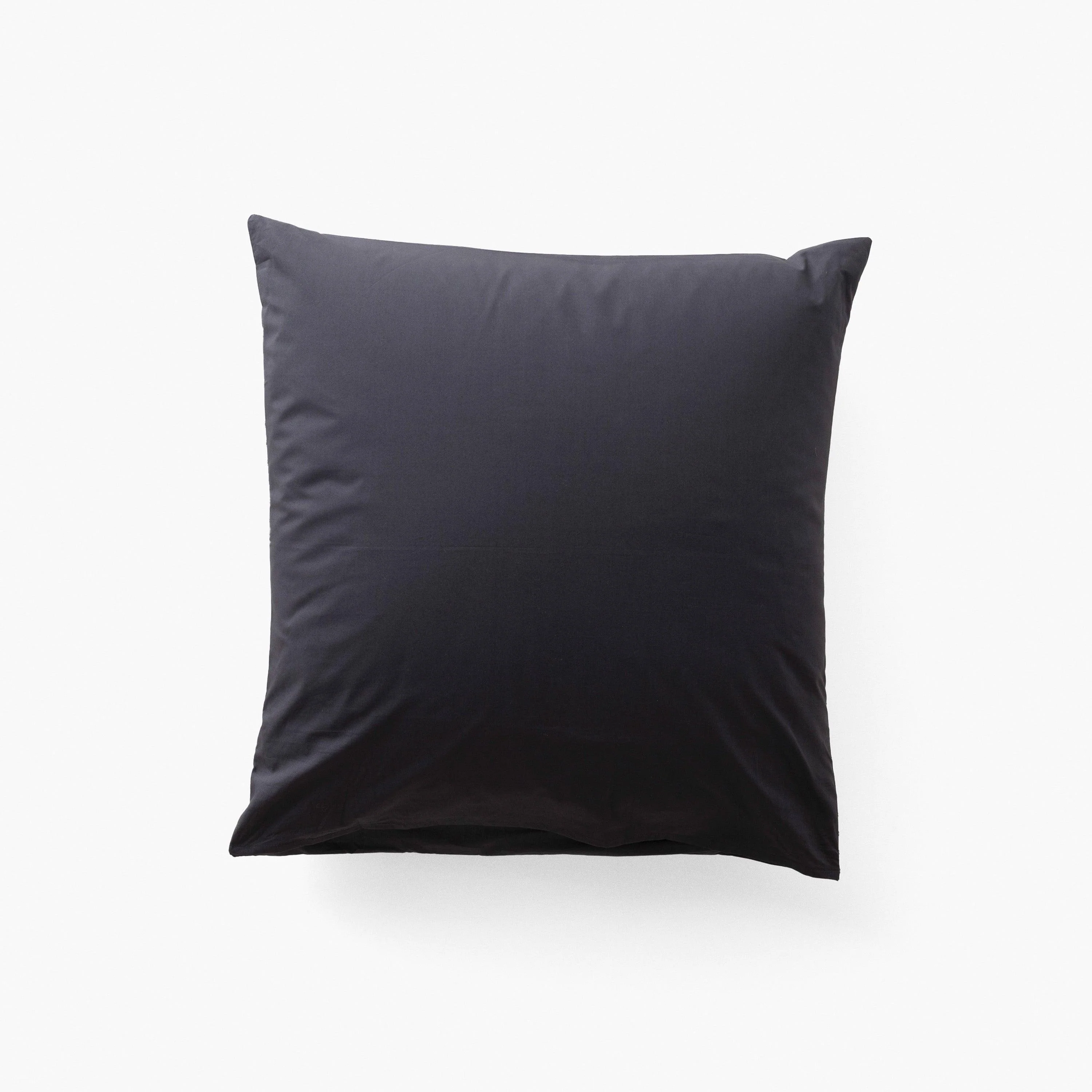 Neo Square Cotton Percale Pillowcase - Geometric Anthracite - Image 2