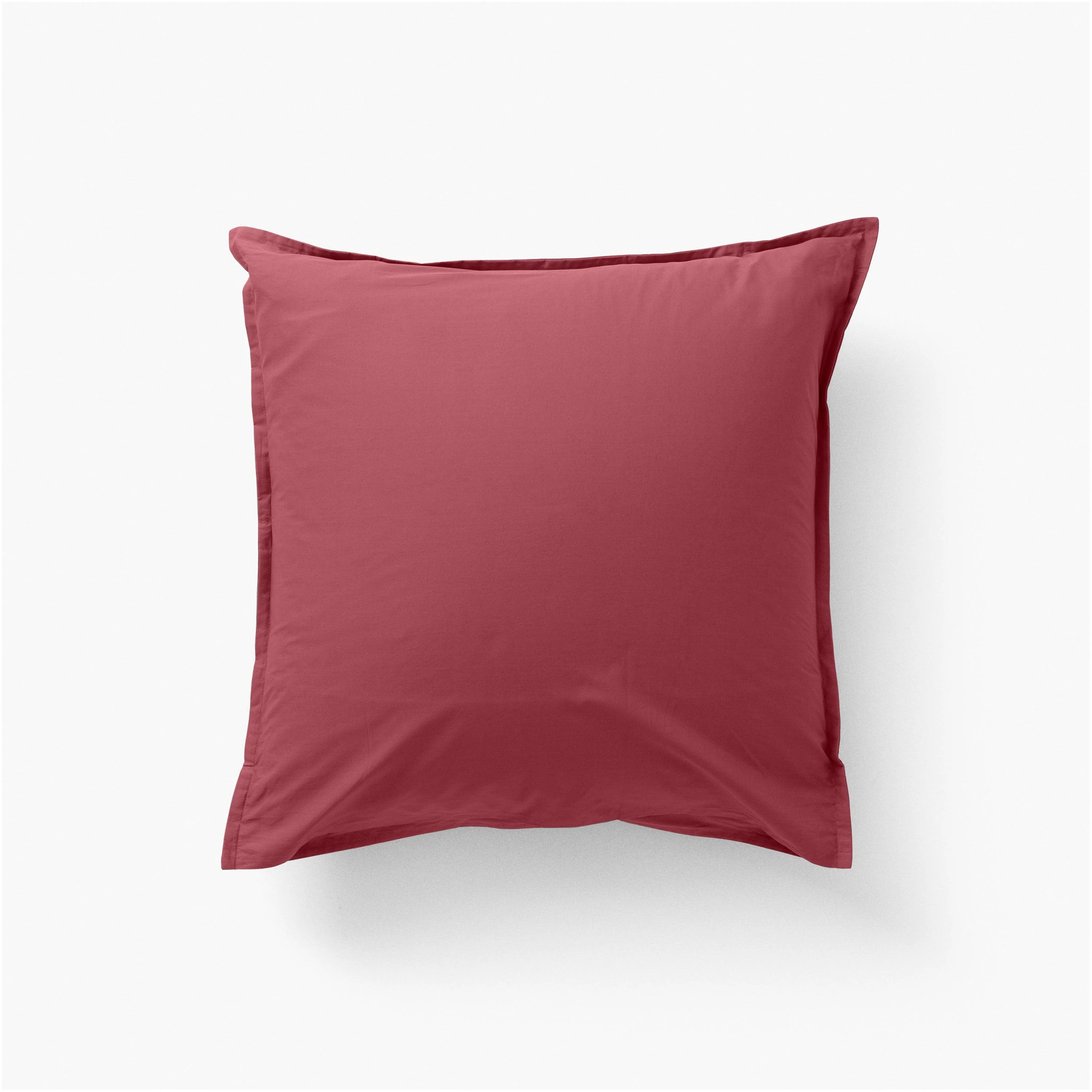 Neo Square Cotton Percale Pillowcase - Griottine - Image 2