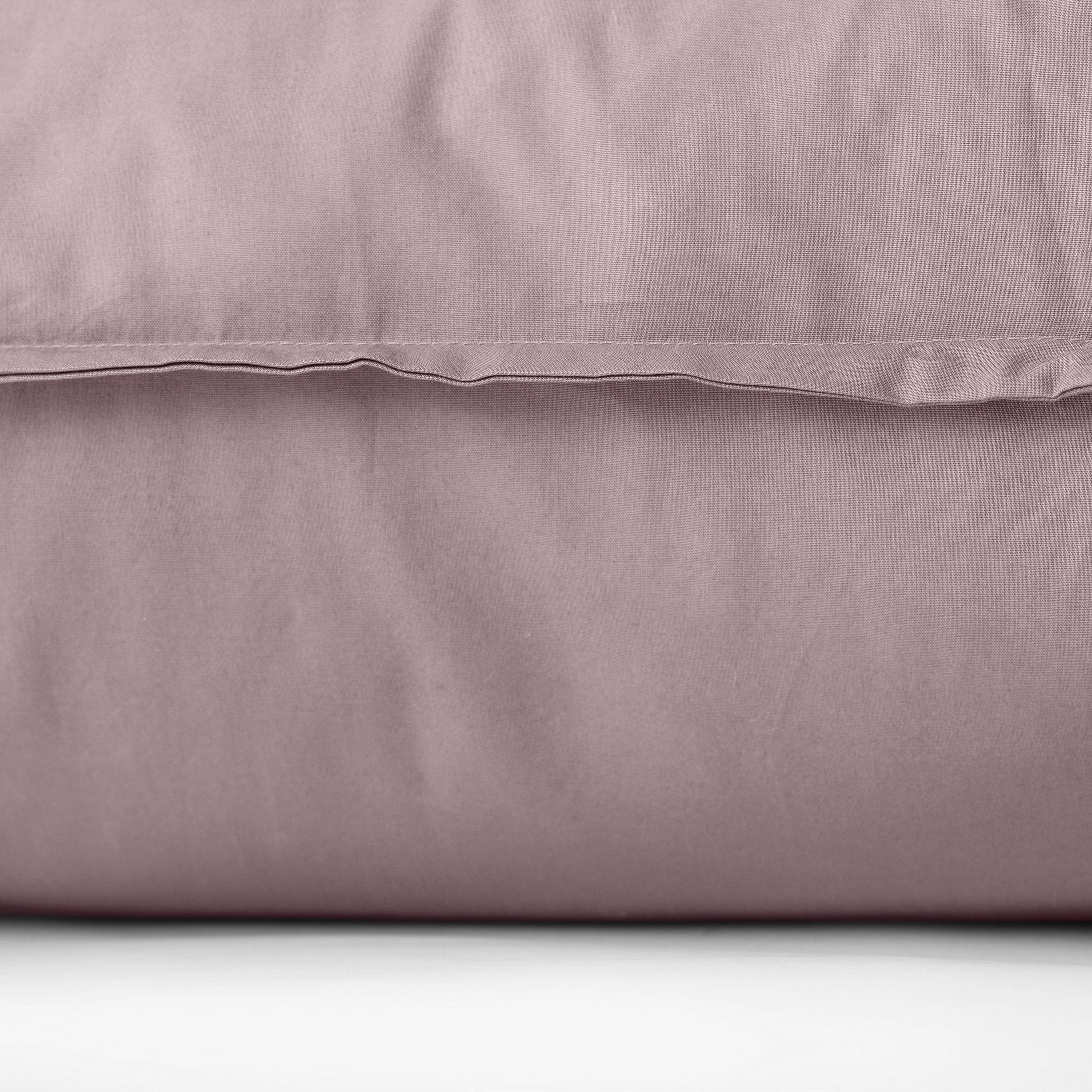 Neo Square Cotton Percale Pillowcase - Powder - Image 2