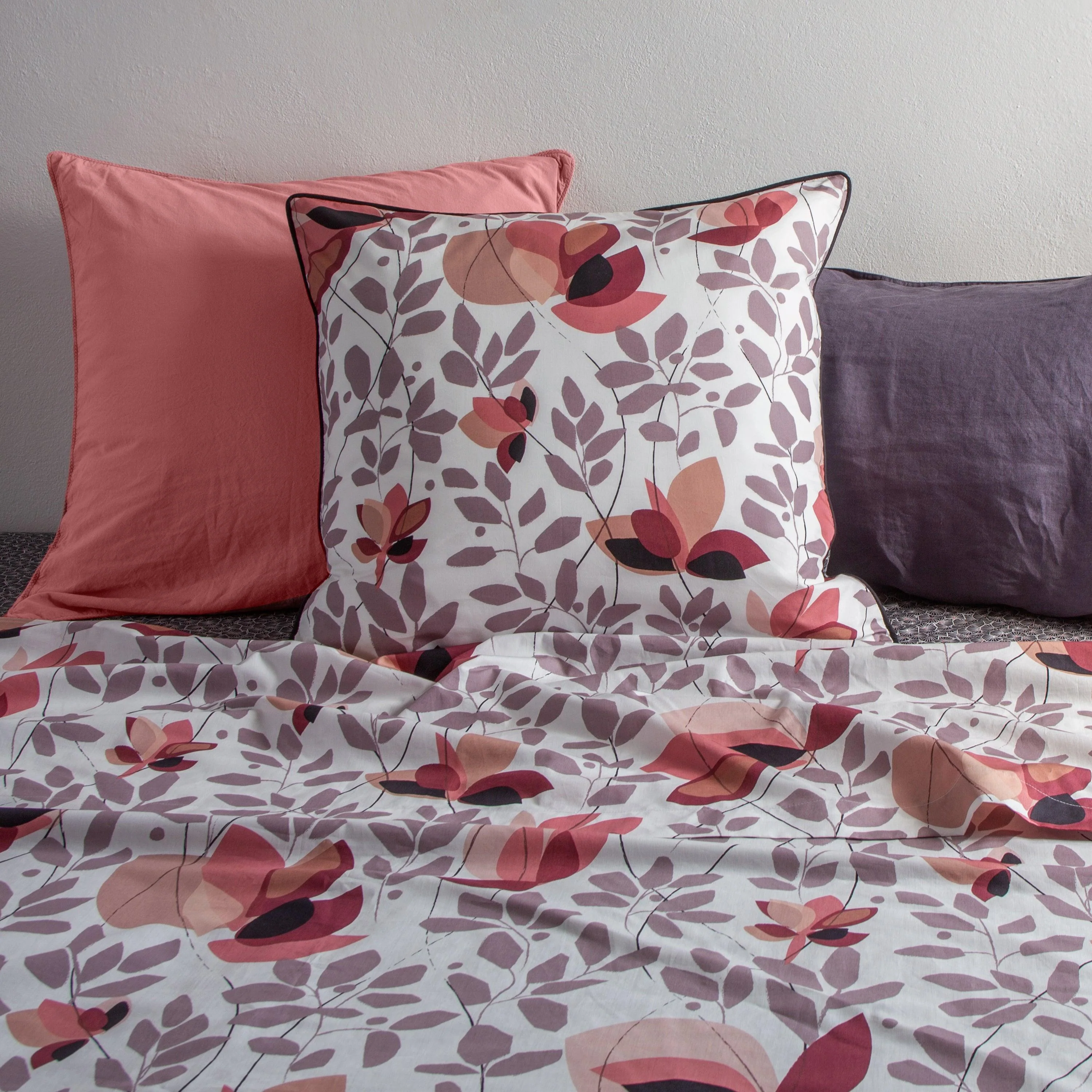 Square Pillowcase in Cotton Percale Okumi - Image 2