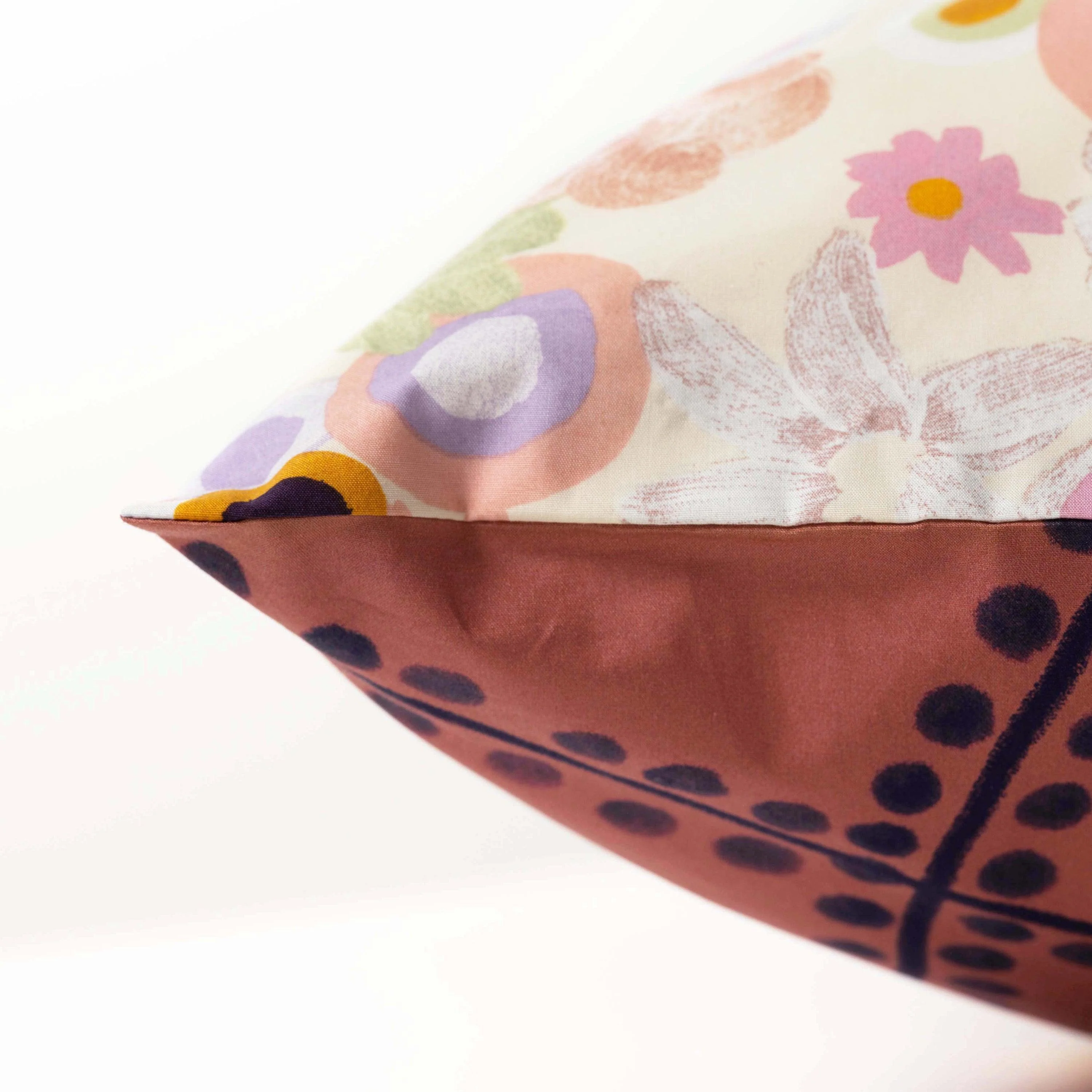 Square Pillowcase in Cotton Percale Psyché - Image 3