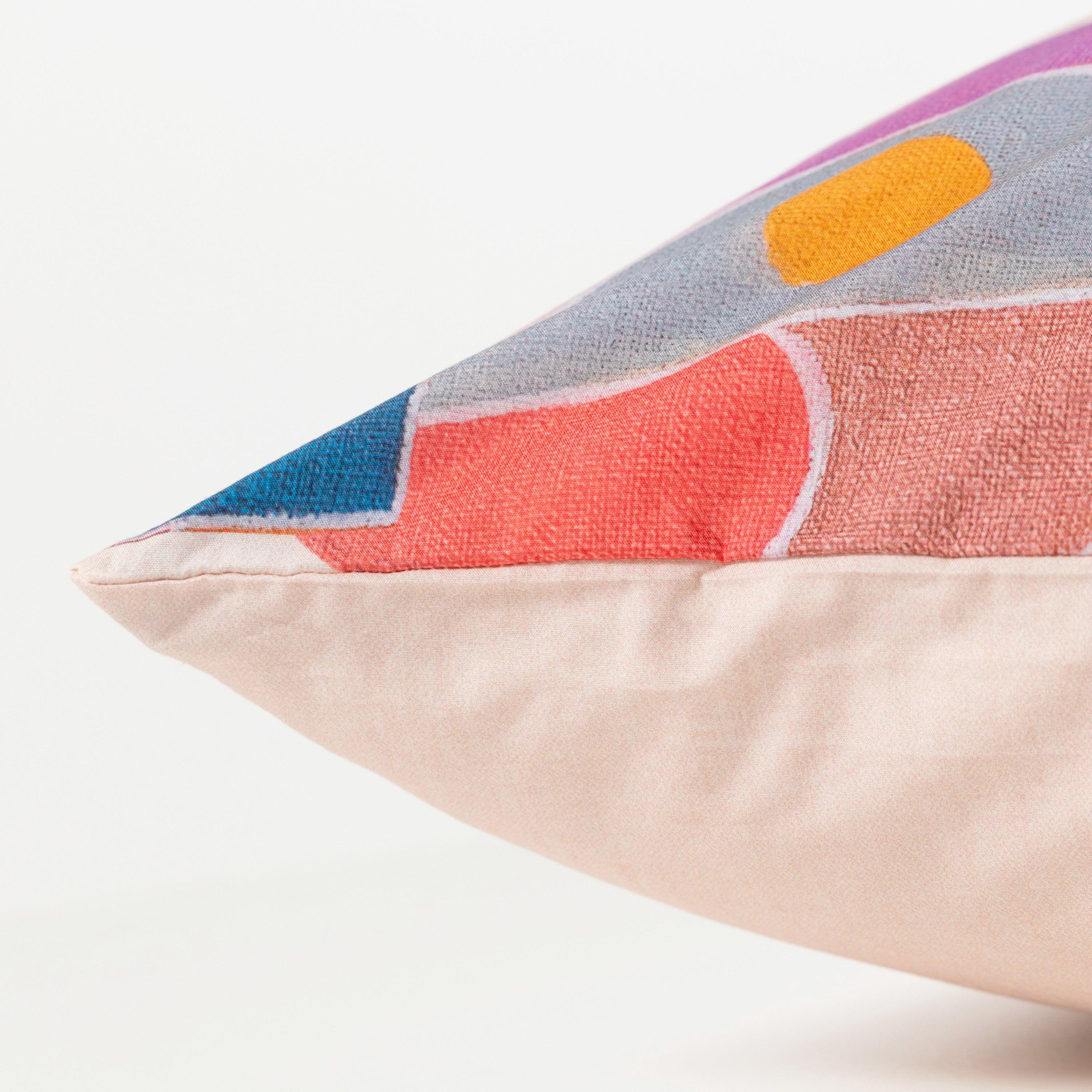 Square Pillowcase in Cotton Percale Rosangela - Image 3