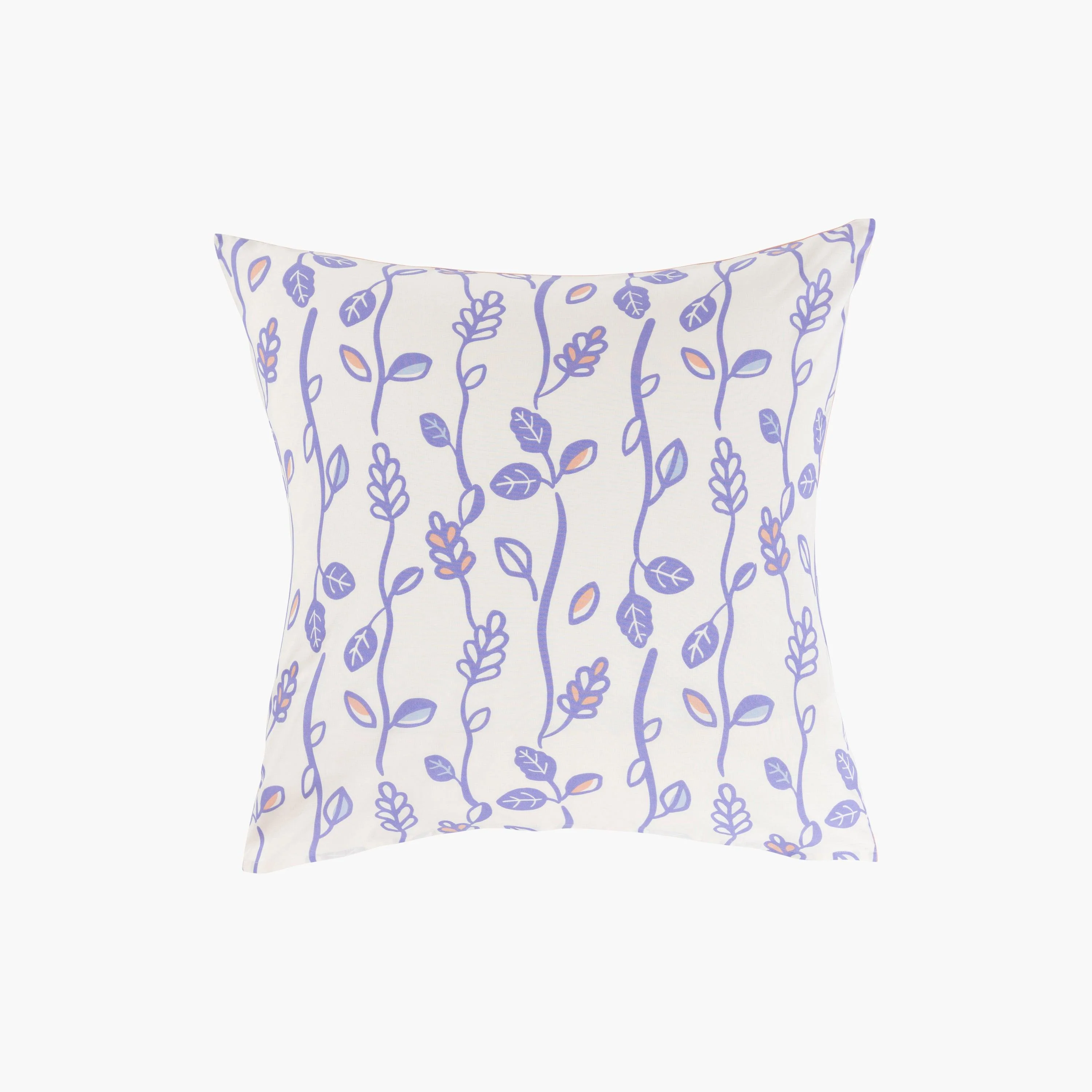 Square Pillowcase in Cotton Percale Twiggypop - Image 2