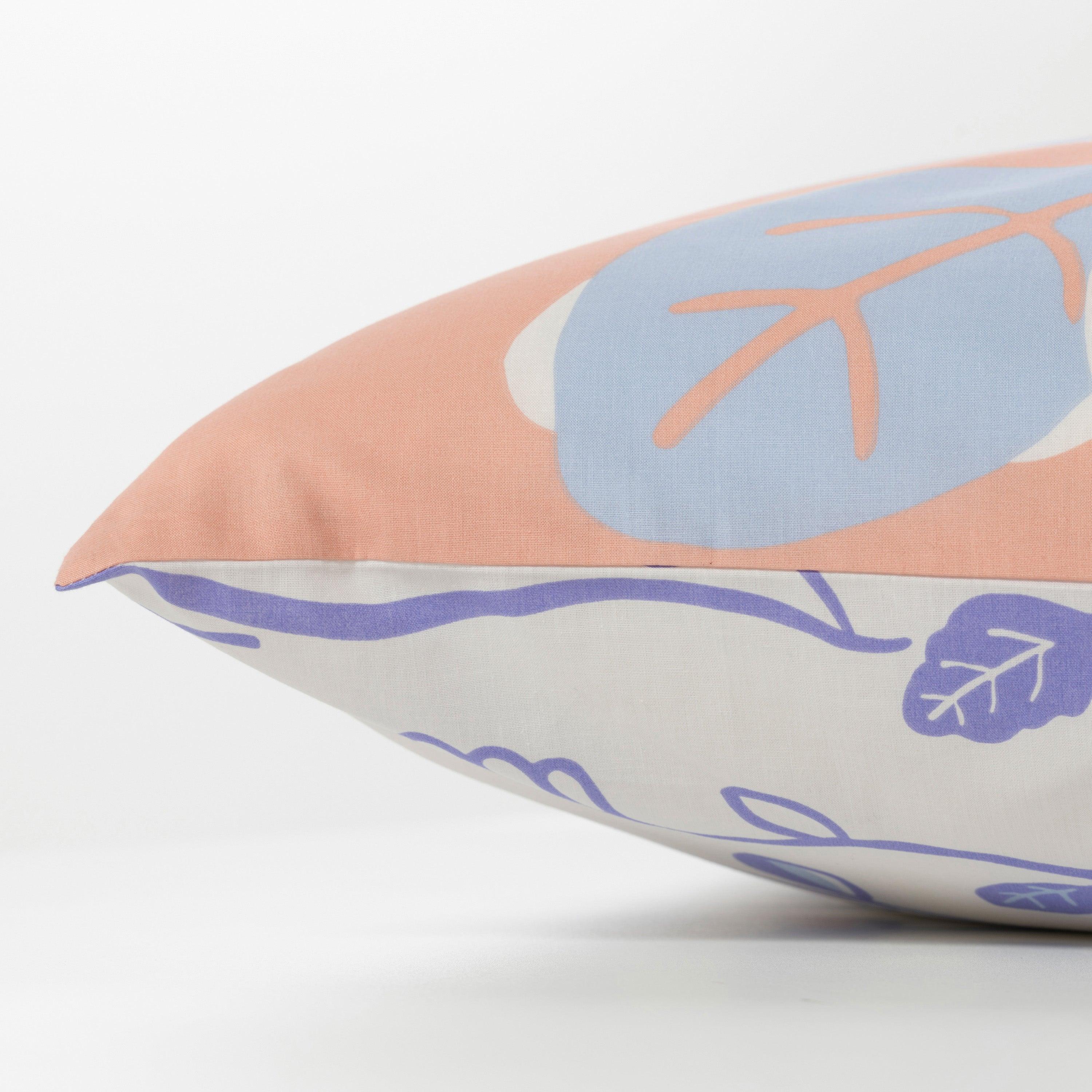 Square Pillowcase in Cotton Percale Twiggypop - Image 3