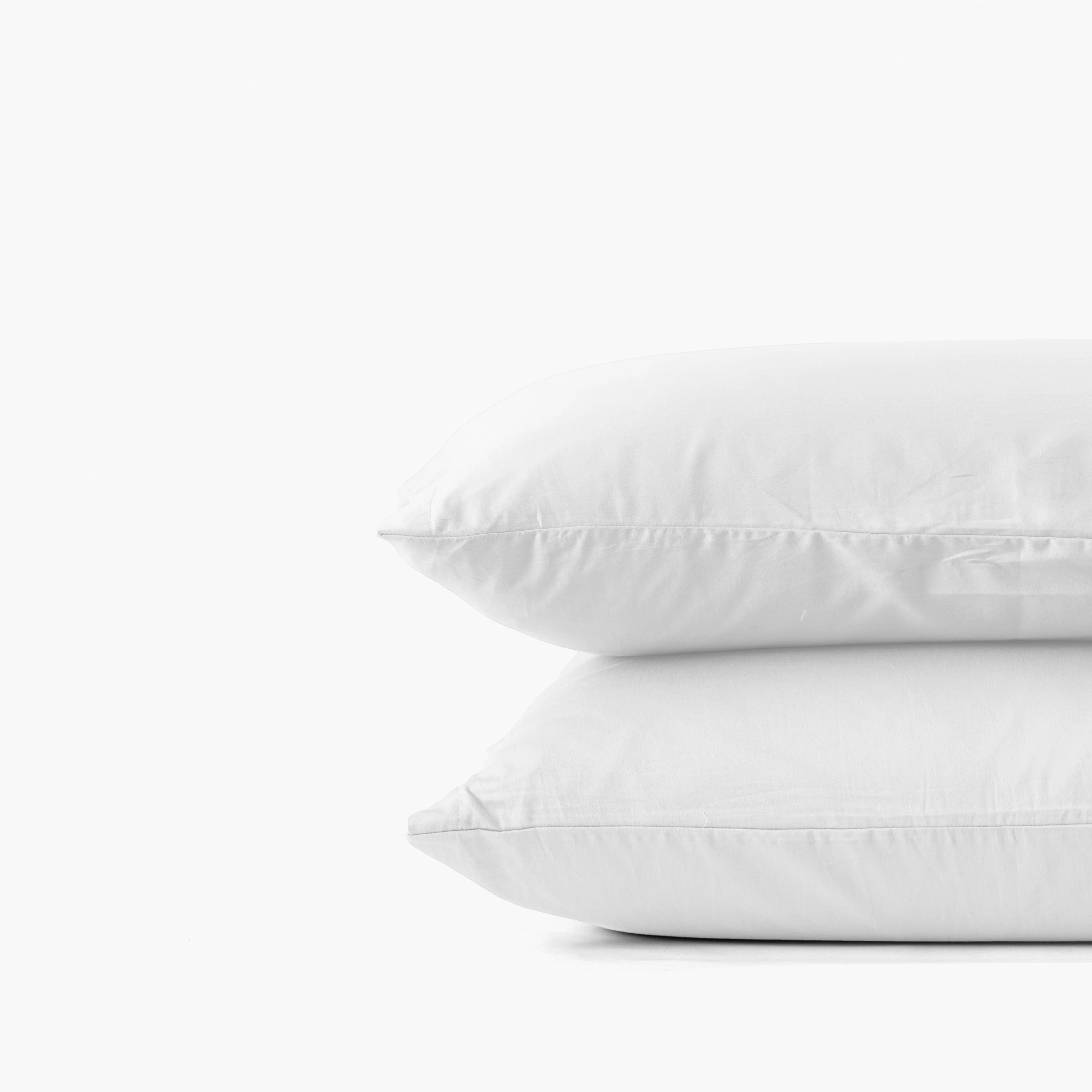 Quartz Square Organic Cotton Pillowcase - White - Image 3