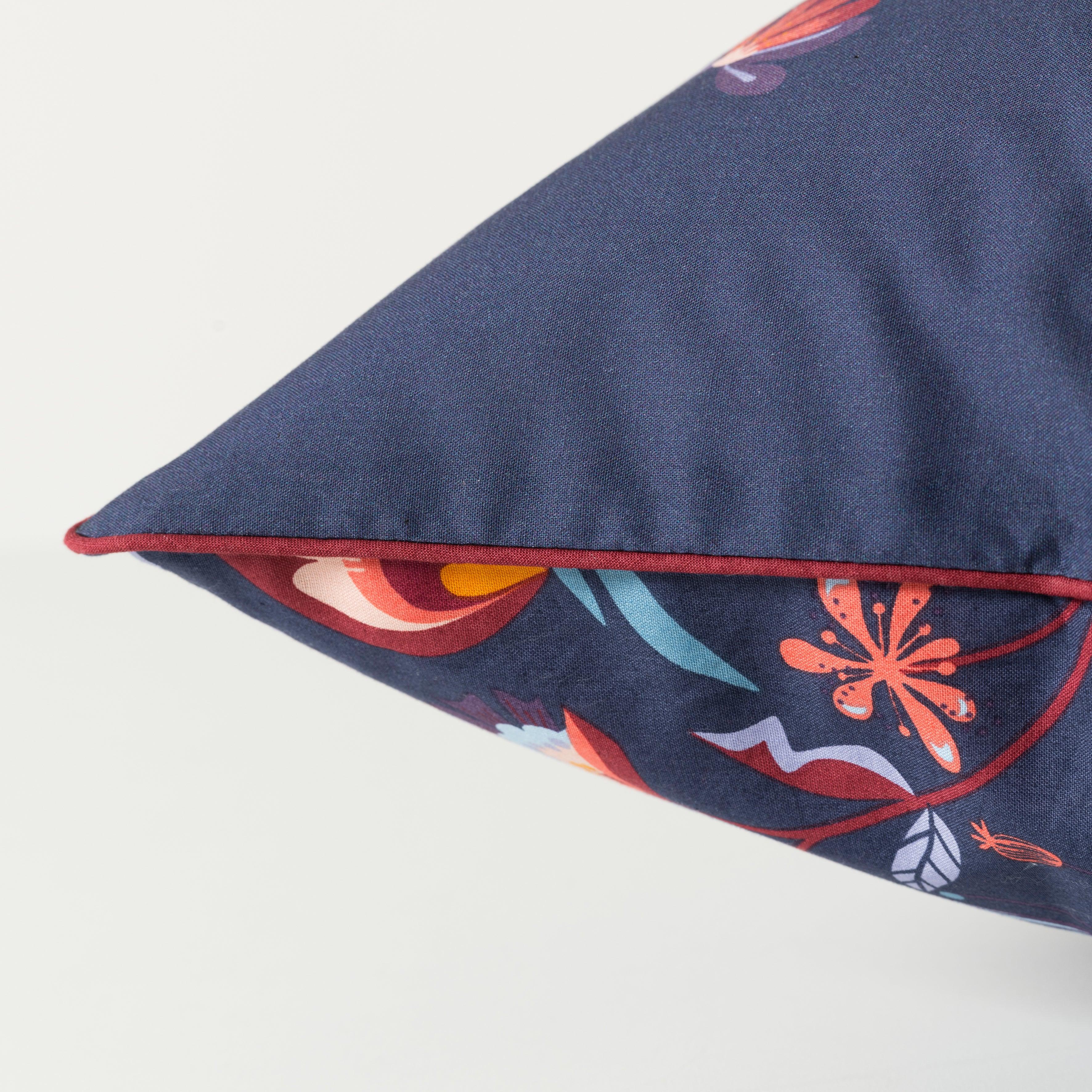 Square Pillowcase in Pure Organic Cotton Anouchka - Image 4