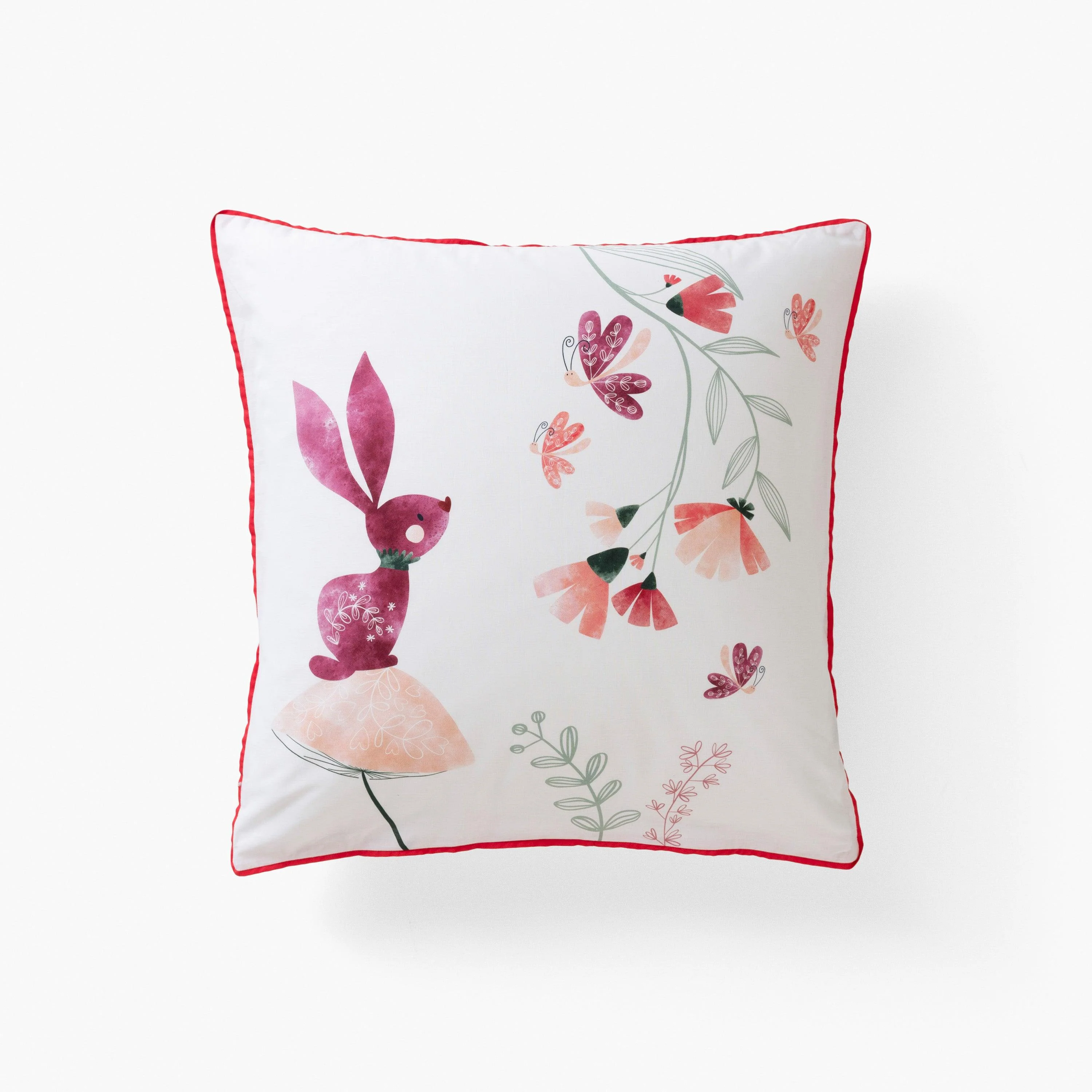 Square Pillowcase in Pure Organic Cotton Mes Rêves