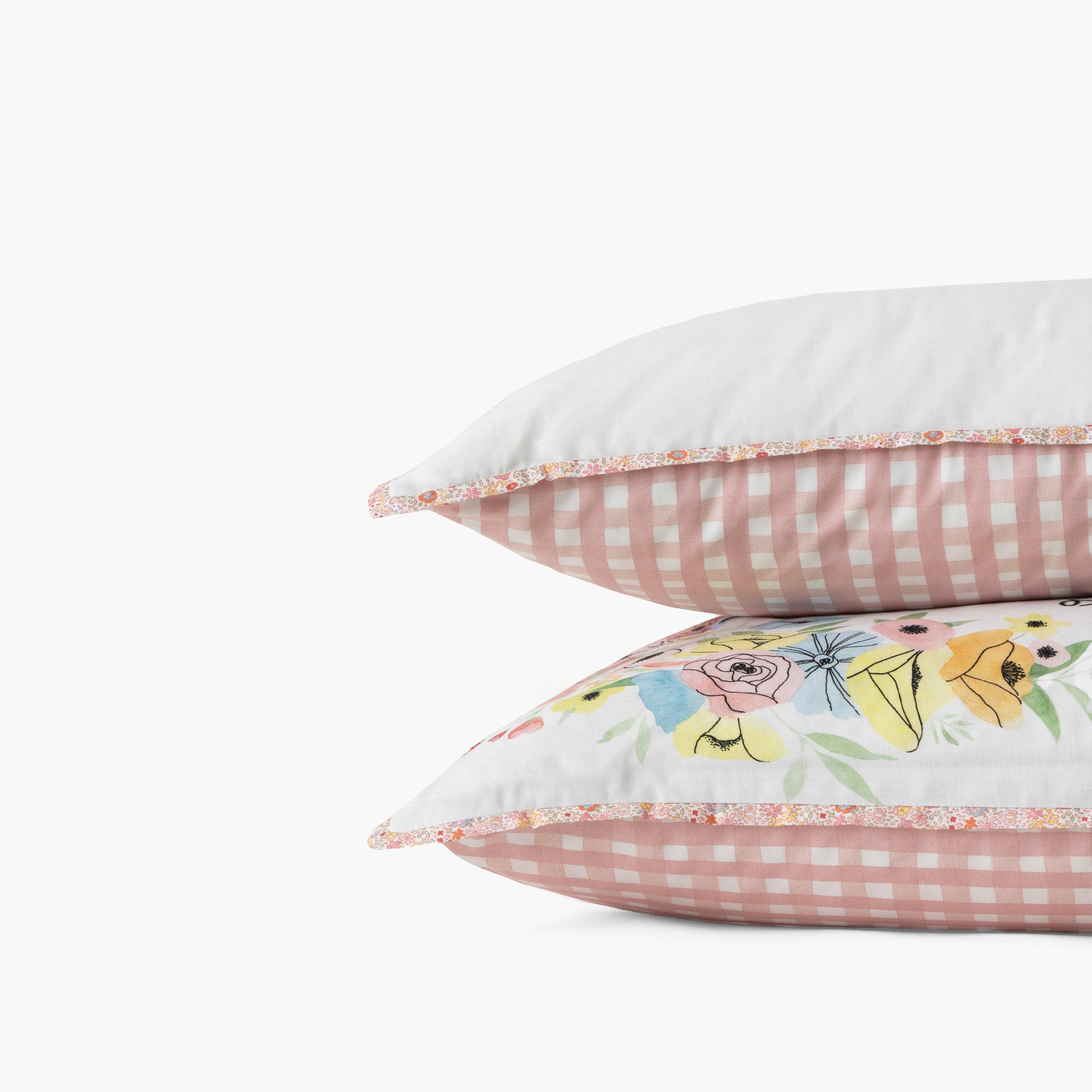 Square Pillowcase in Pure Organic Cotton Rêve D'Or - Image 3