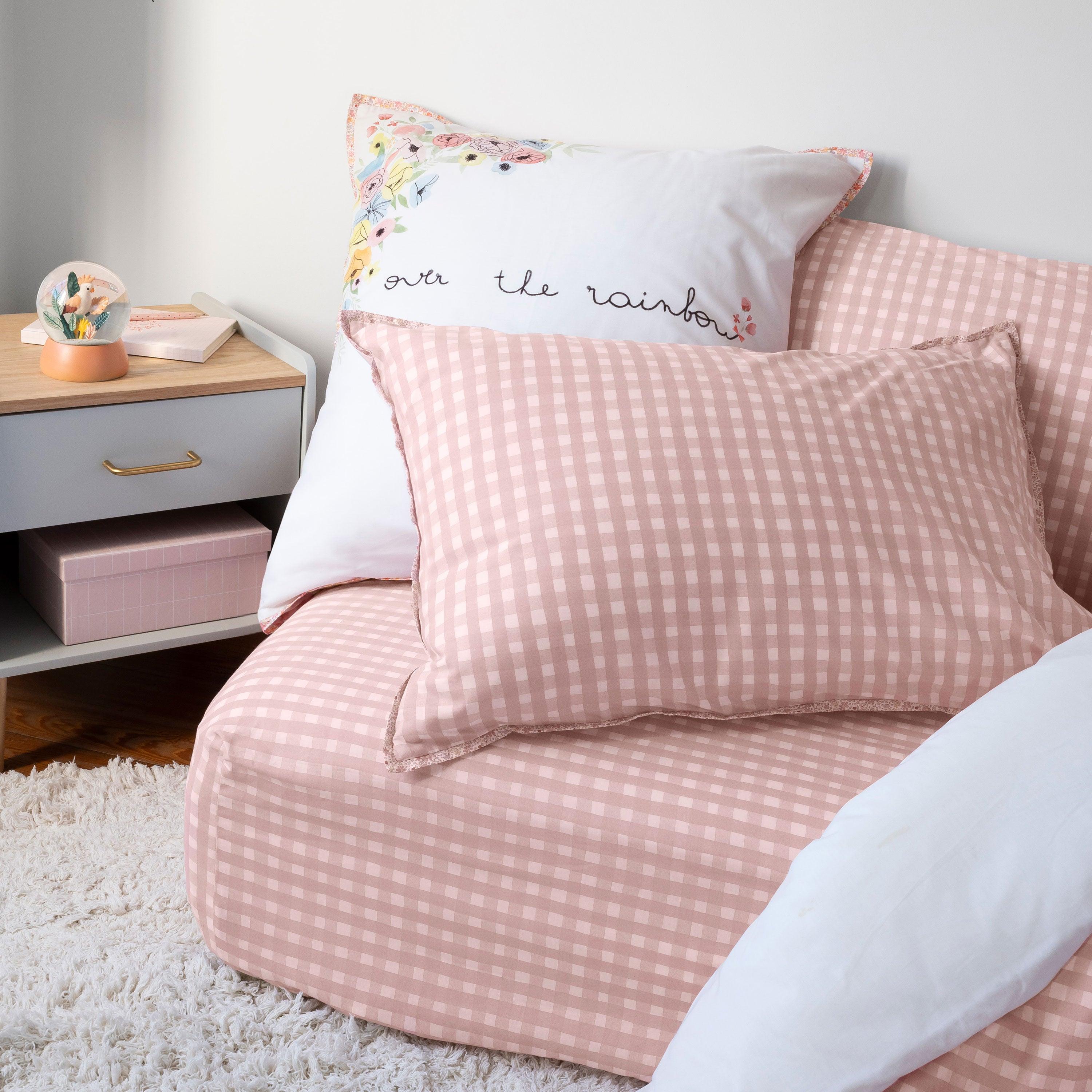 Square Pillowcase in Pure Organic Cotton Rêve D'Or - Image 4
