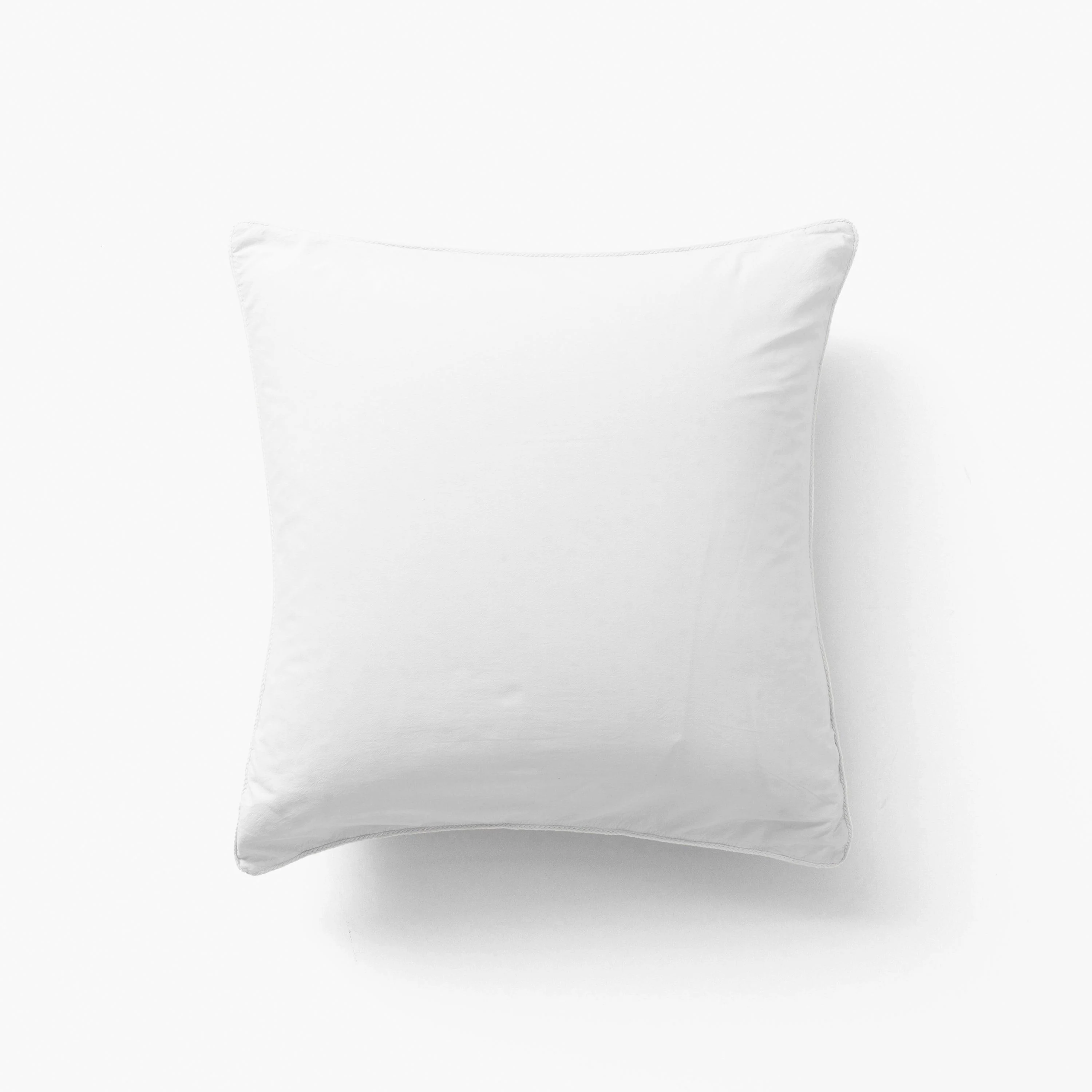 Souffle Organic Cotton Square Pillowcase White