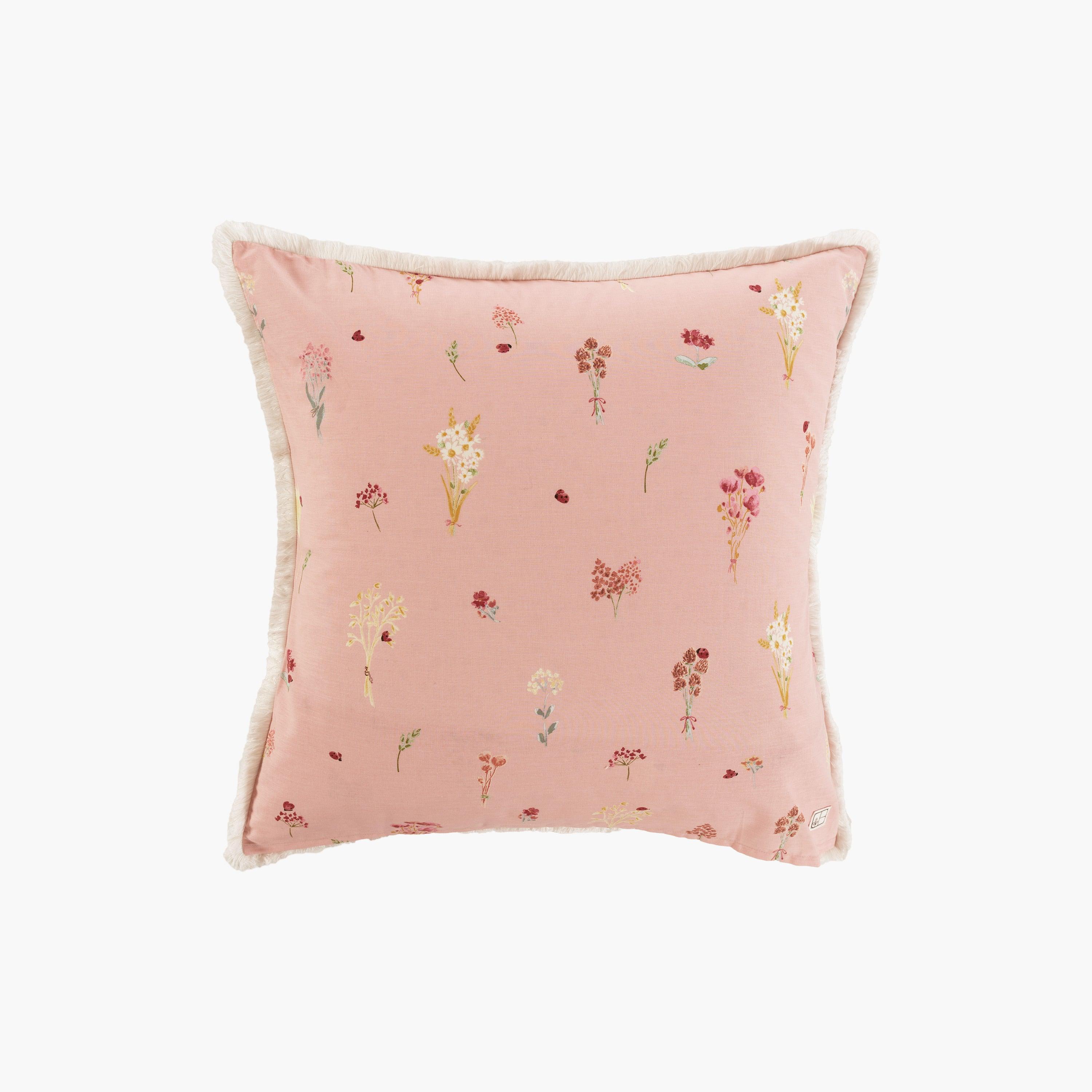 Square Pillowcase Pure Organic Cotton Raphia - Image 2