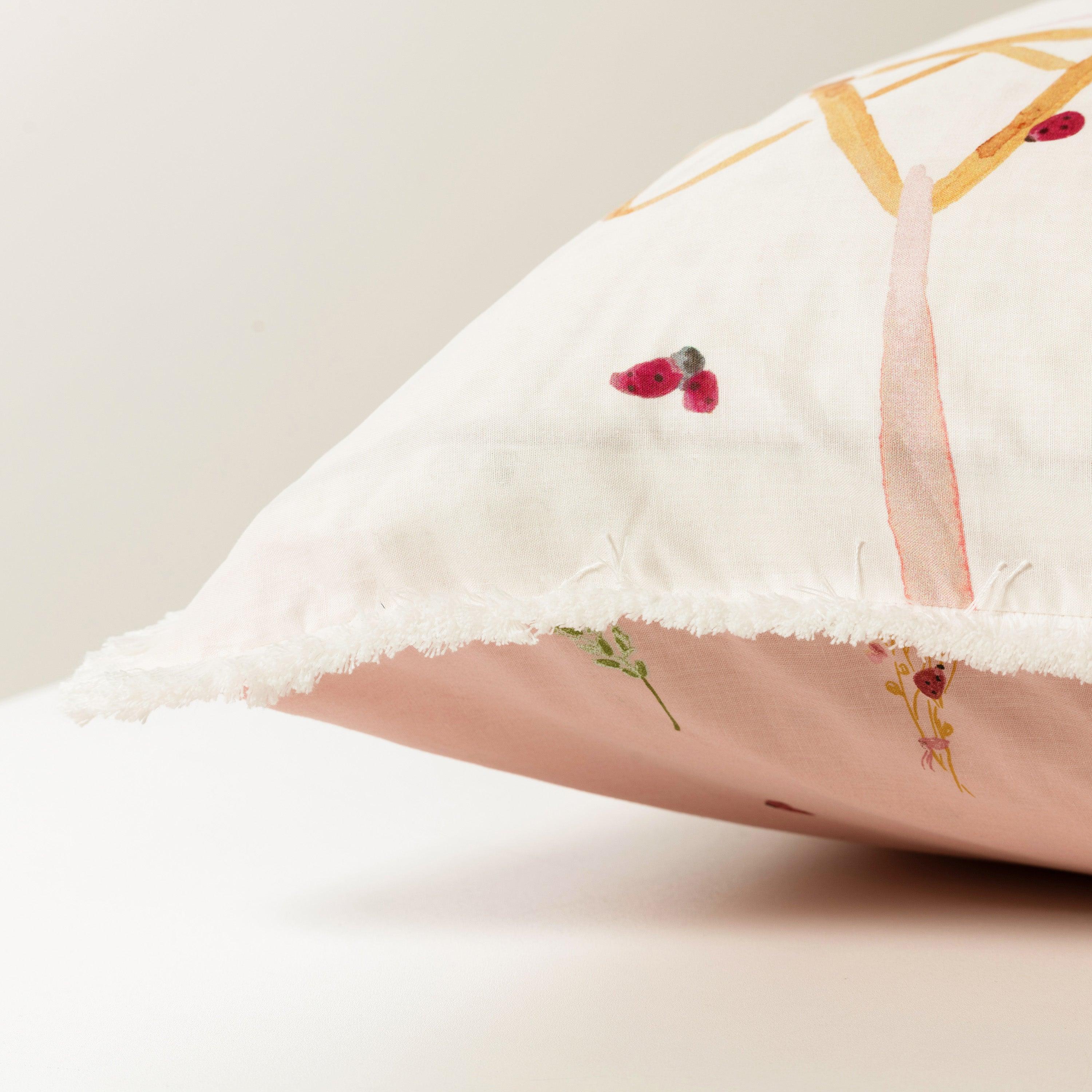Square Pillowcase Pure Organic Cotton Raphia - Image 4