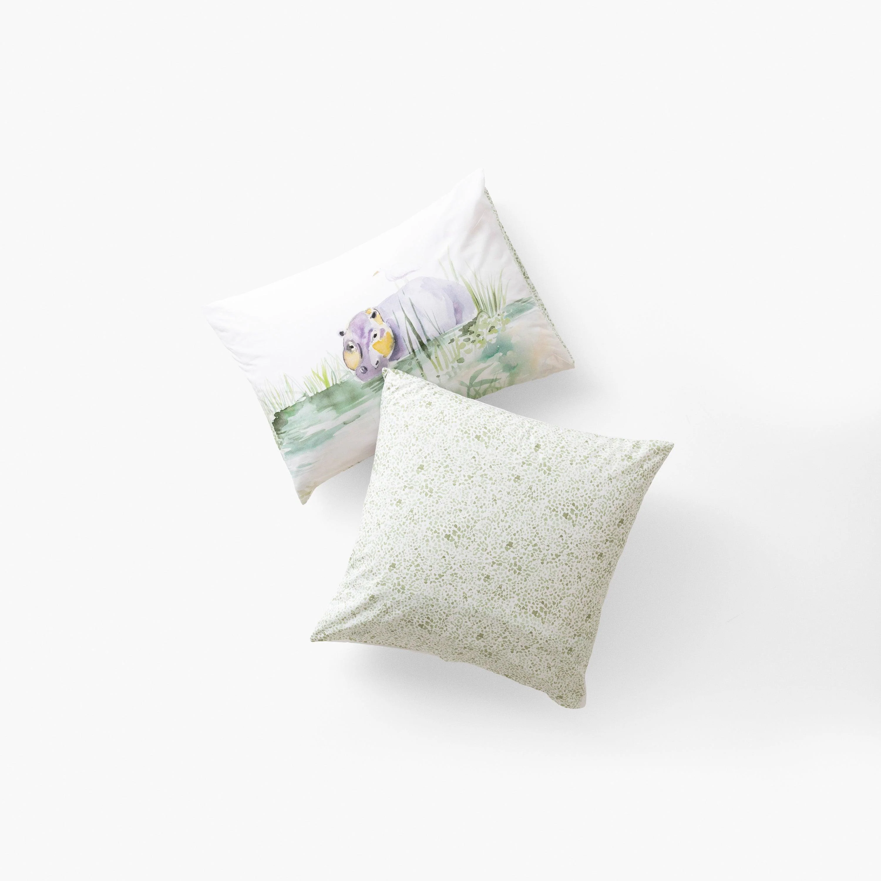 Square Pillowcase Pure Organic Cotton Safari - Image 3