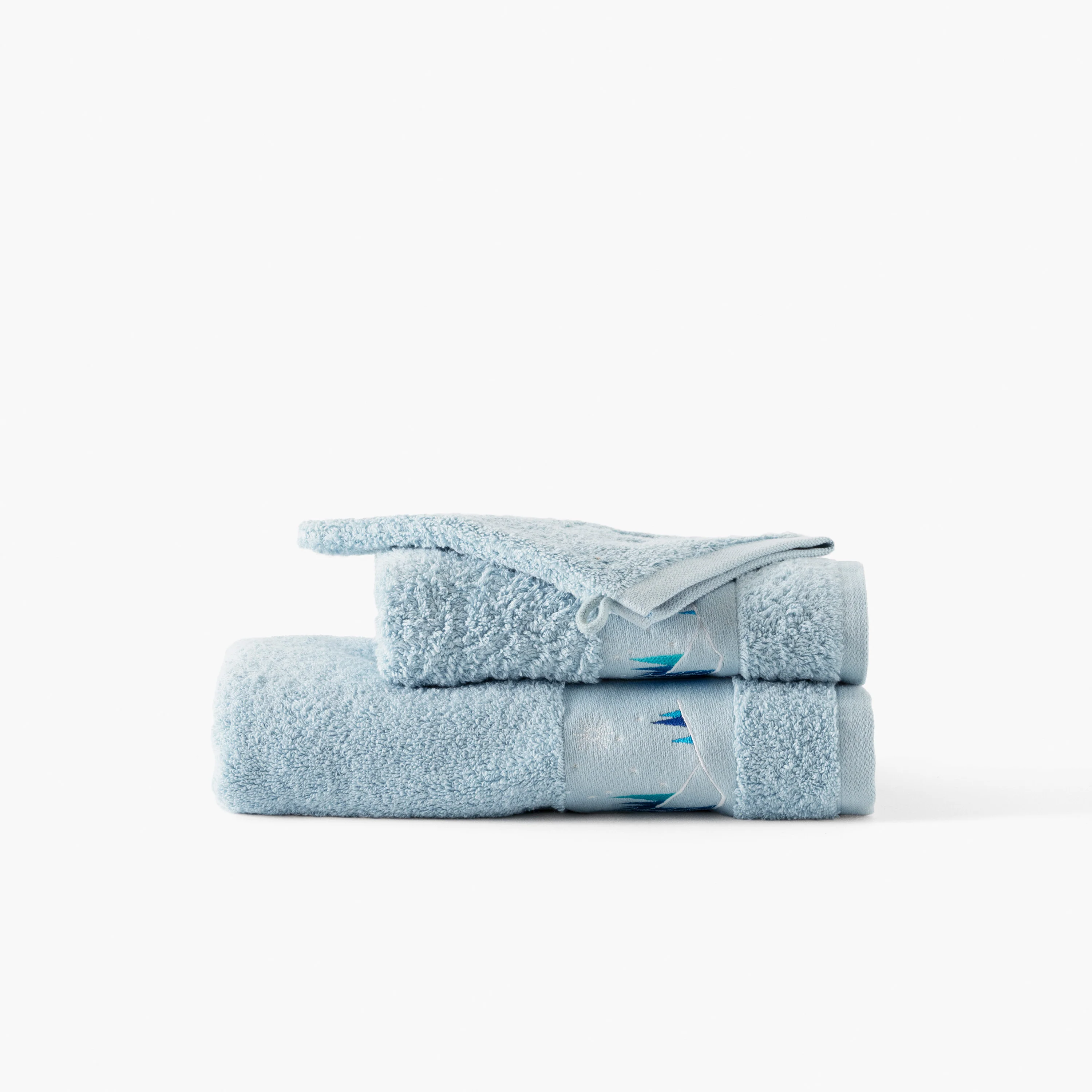 Stellaire Cotton Bath Glove - Banquise Blue - Image 5