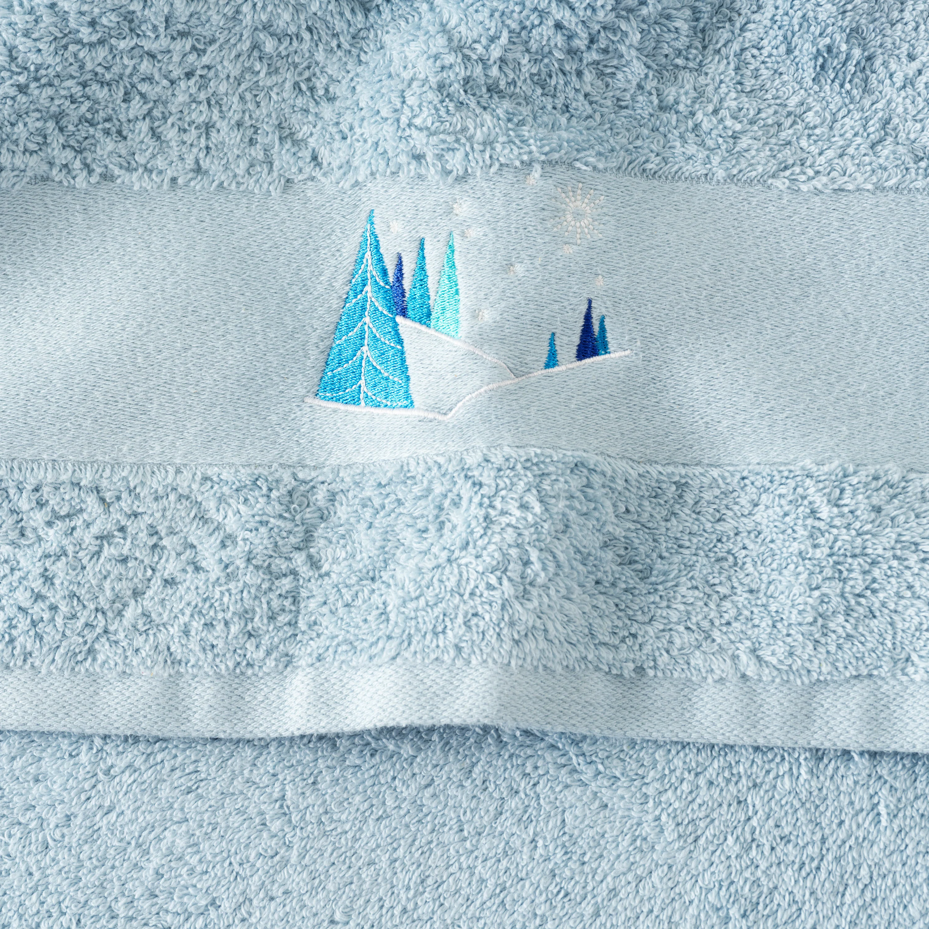 Stellaire Cotton Bath Towel - Banquise Blue - Image 5