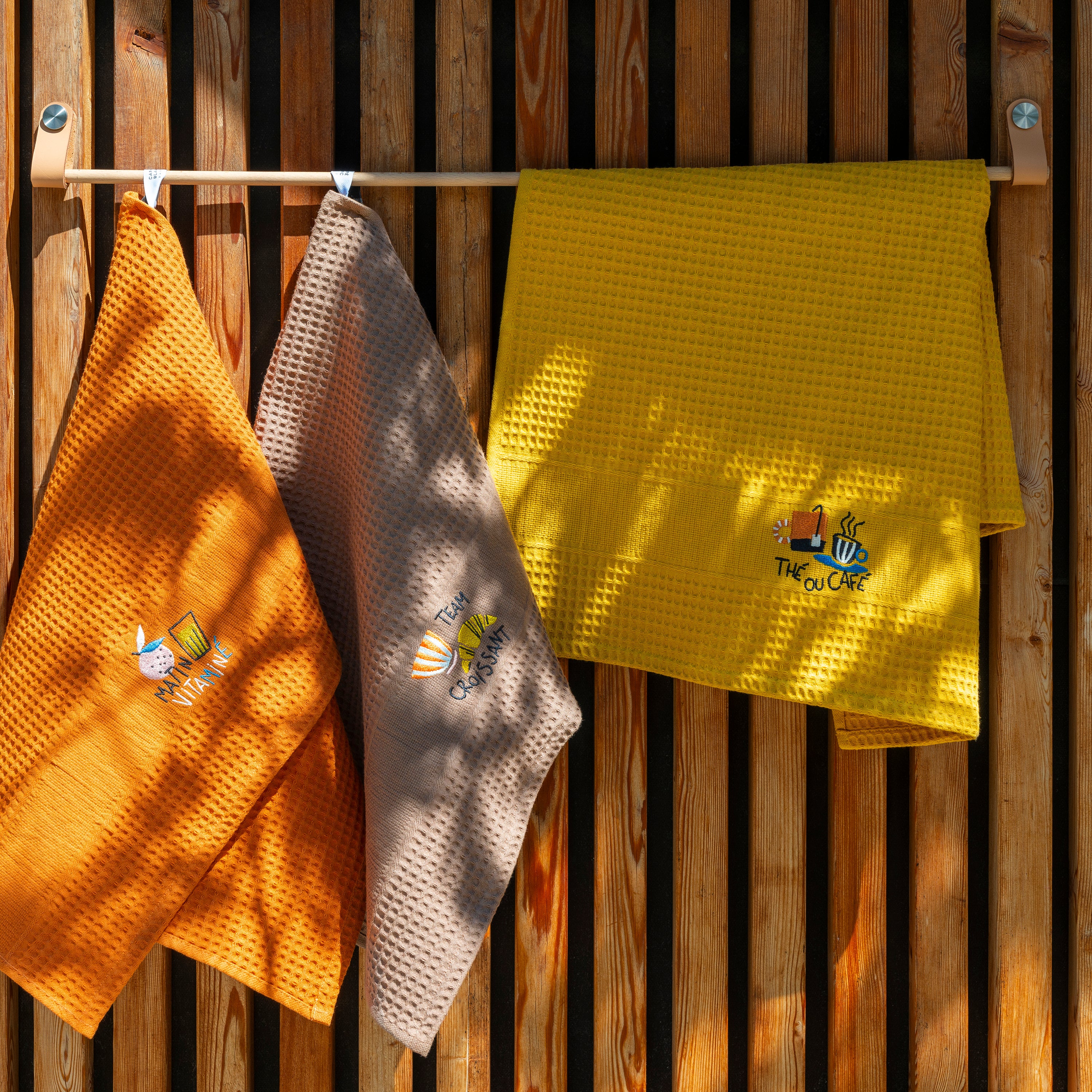 Tcafe Cotton Tea Towel - Rust Orange - Image 4