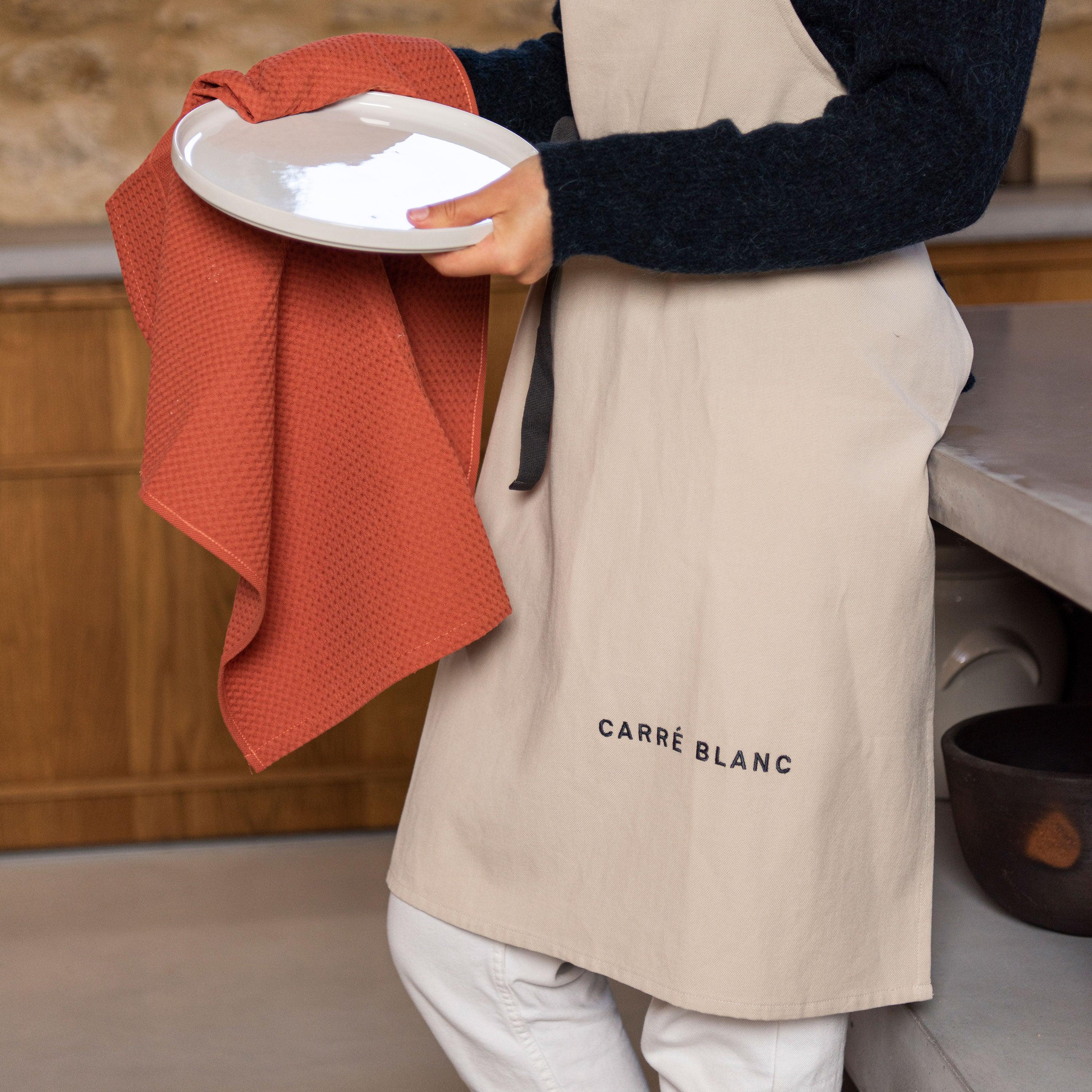 Signature Cotton Tea Towel - Terracotta - Image 3