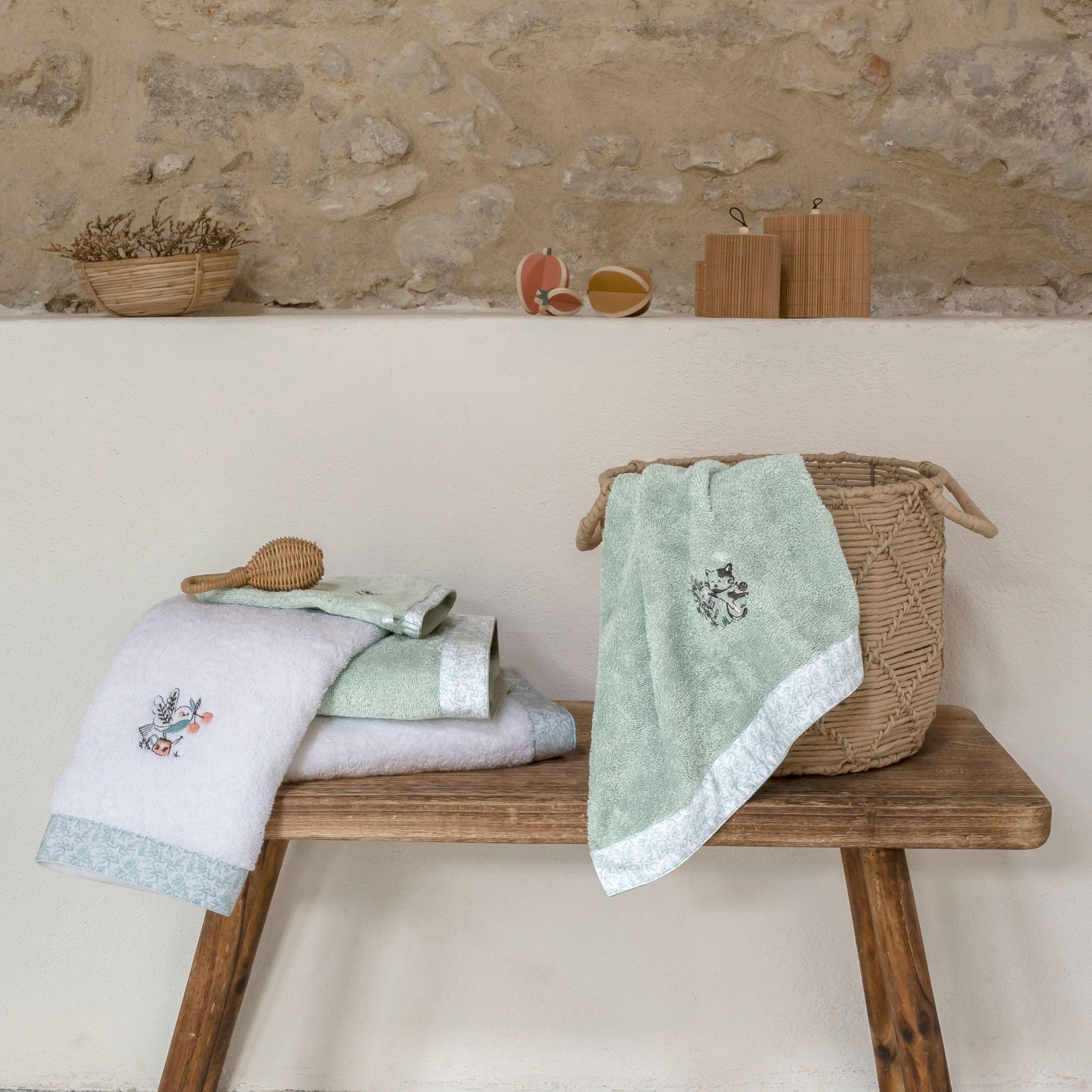 Jardine Organic Cotton Bath Towel  - Almond Green - Image 7