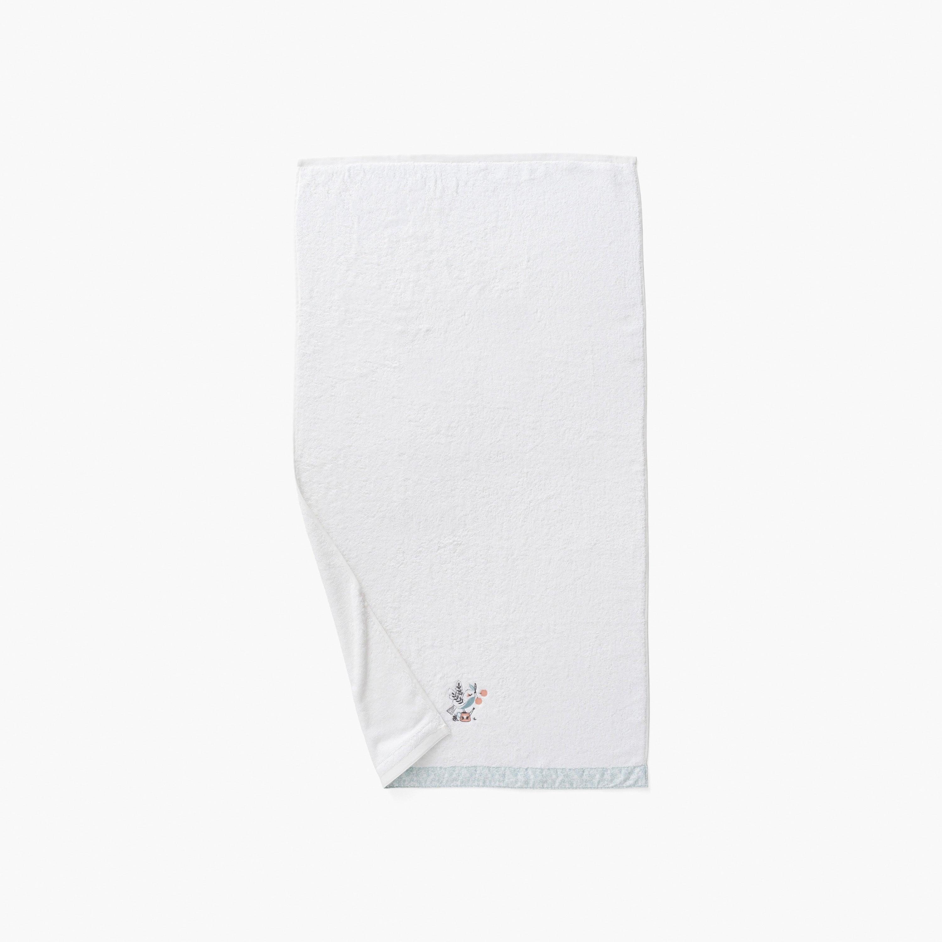 Towel Organic Cotton Jardine White - Image 7