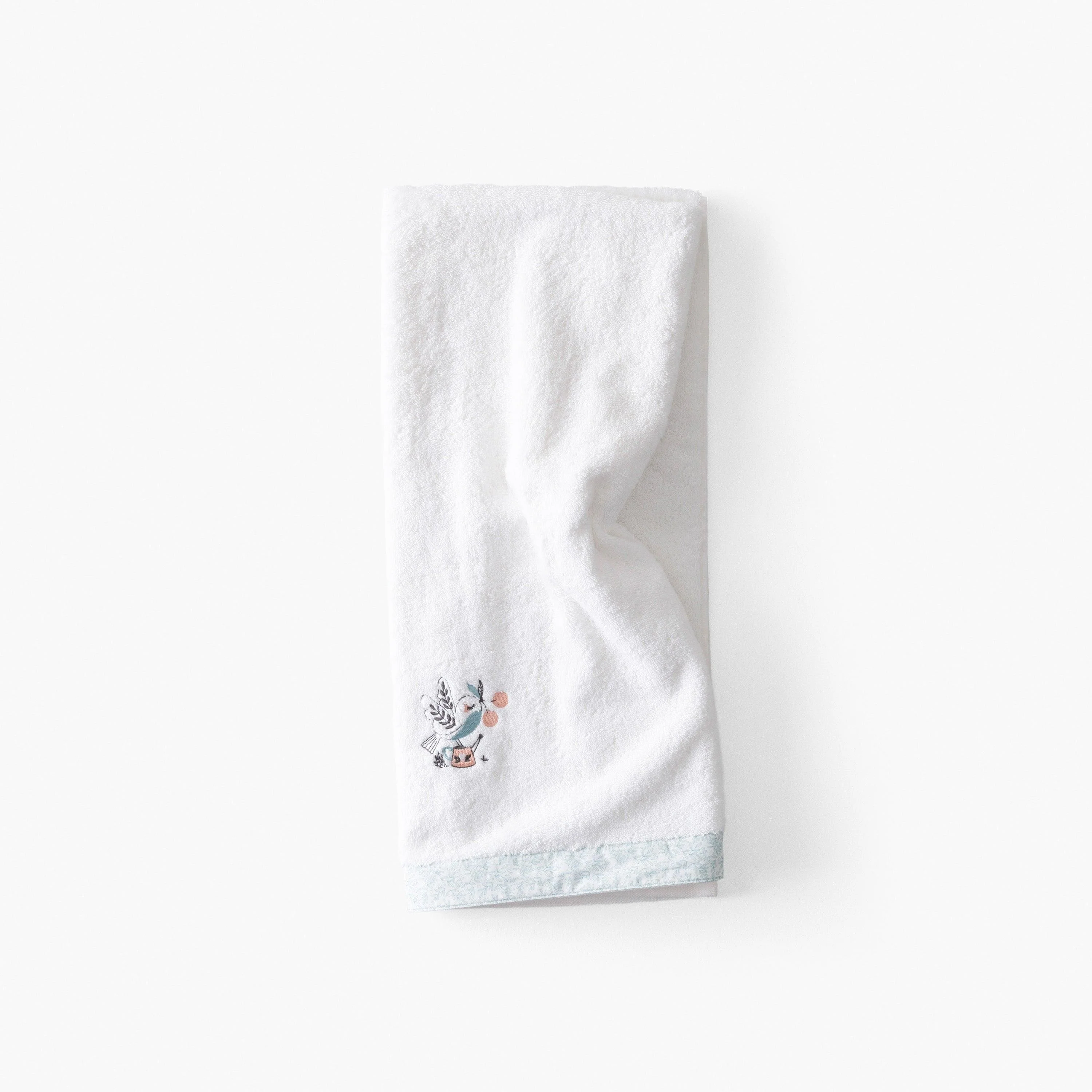 Towel Organic Cotton Jardine White - Image 8