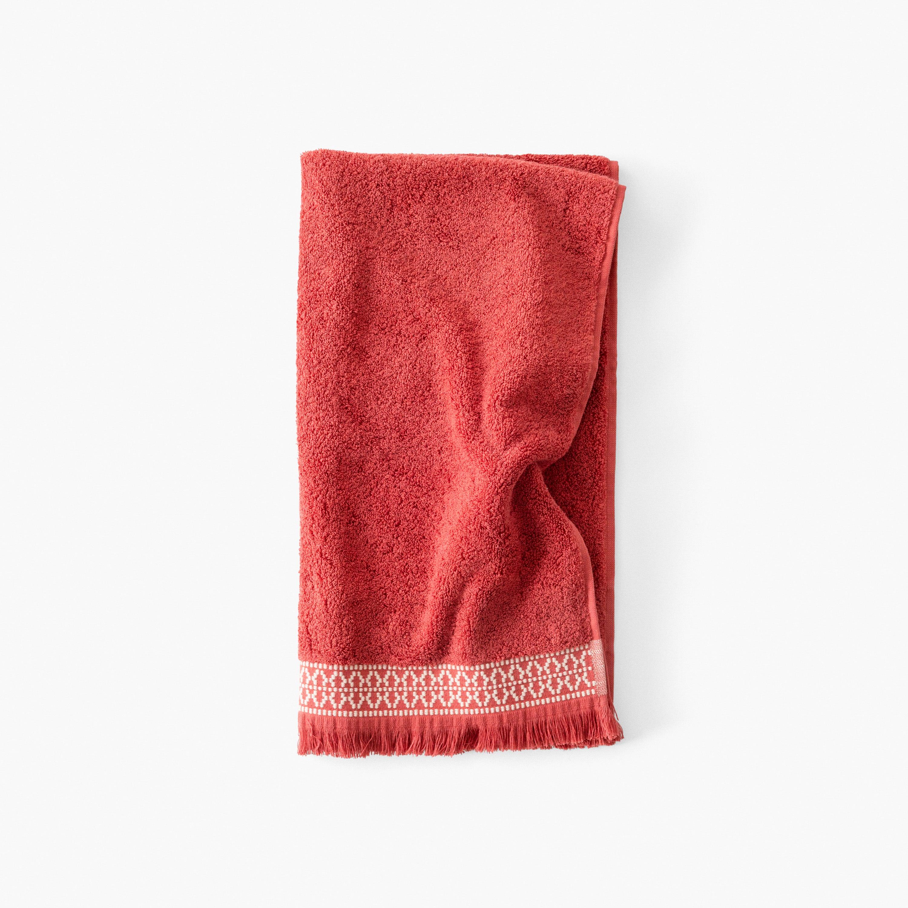 Villasol Cotton Bath Towel - Terracotta - Image 3
