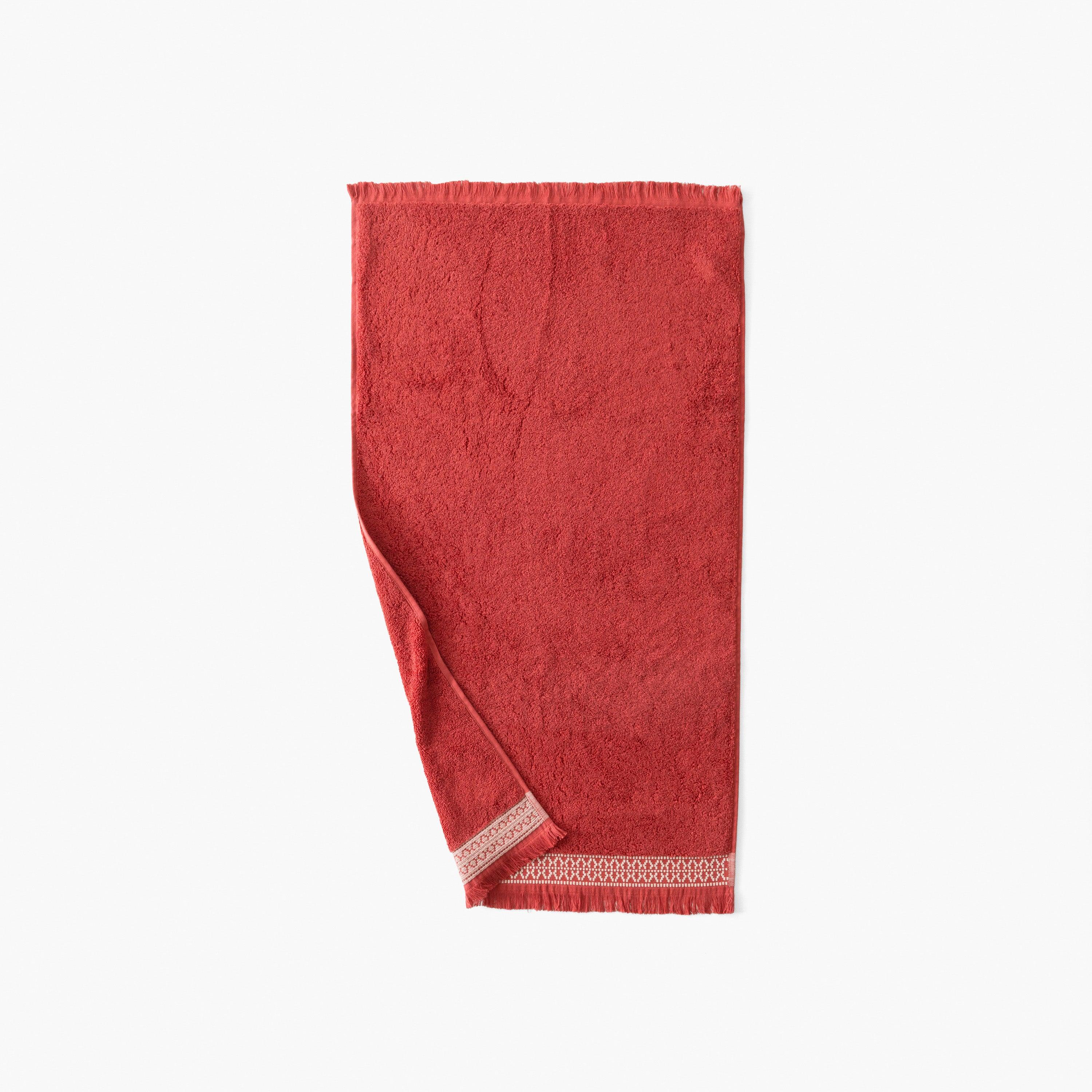 Villasol Cotton Bath Towel - Terracotta - Image 4