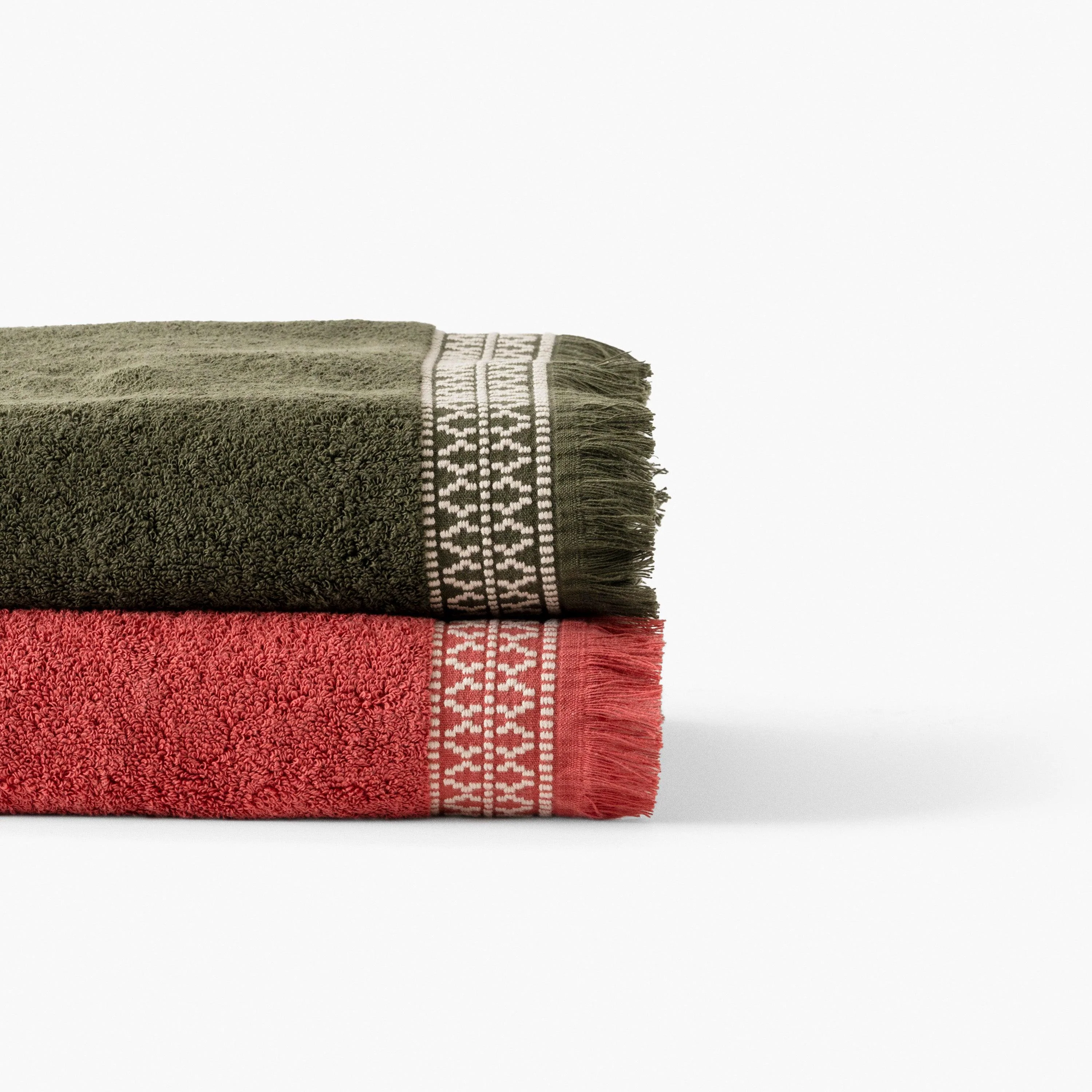 Villasol Cotton Bath Towel - Terracotta - Image 7