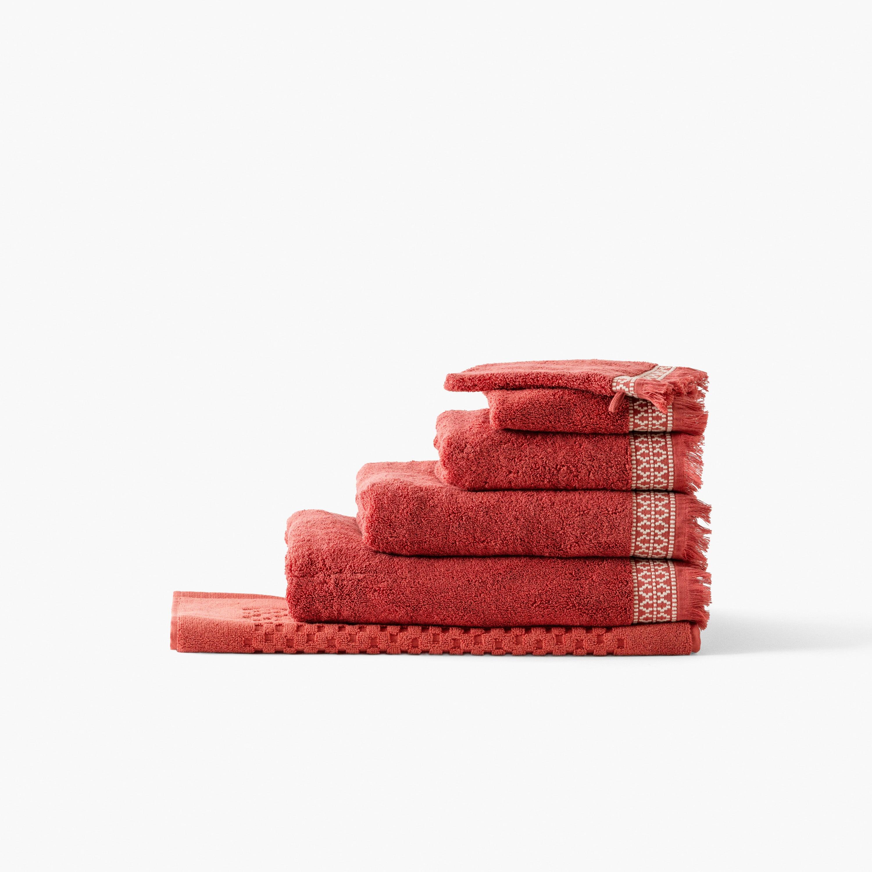 Villasol Terracotta Cotton Guest Towel - Image 5