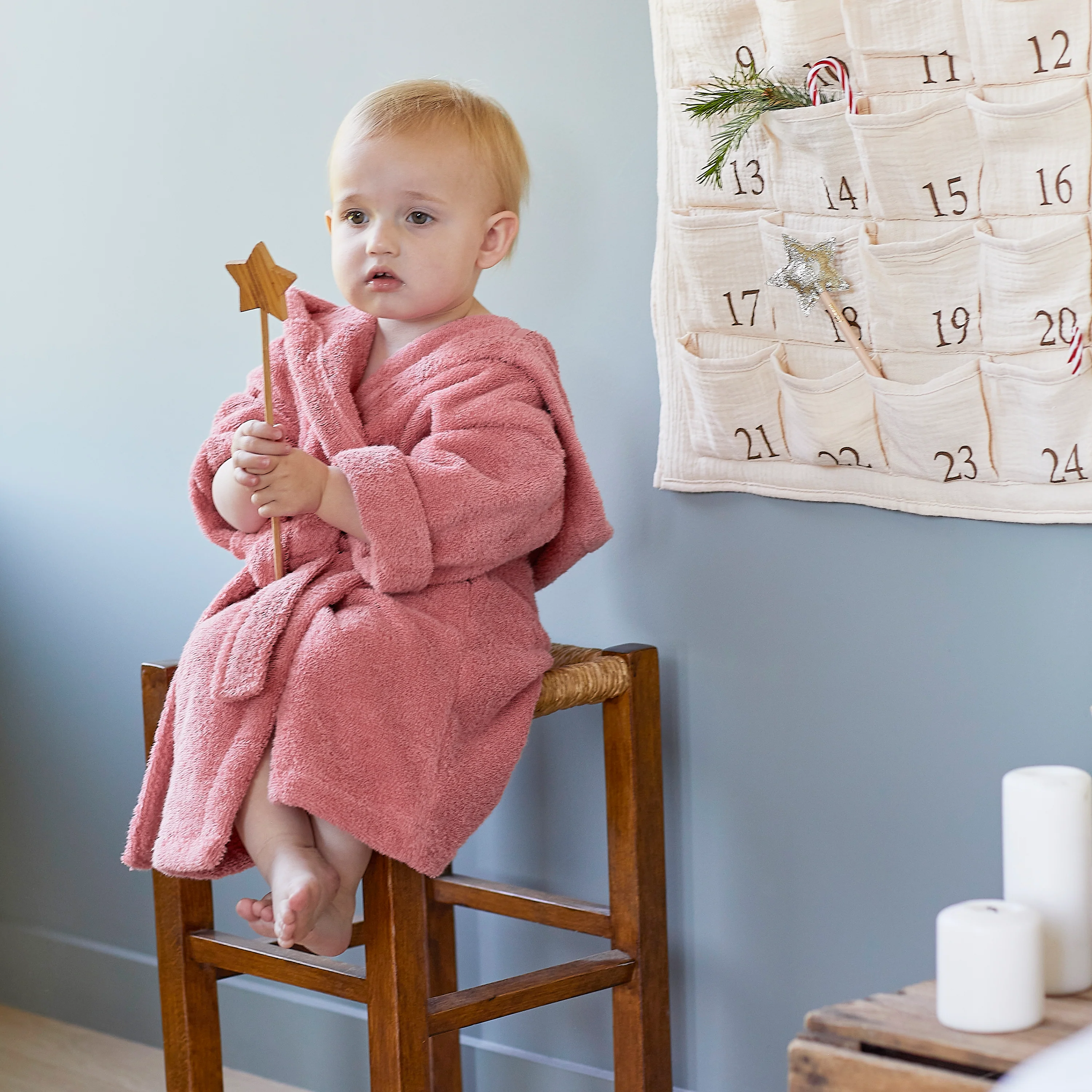 Xmasful Children's Cotton Bathrobe - Petale - Image 2