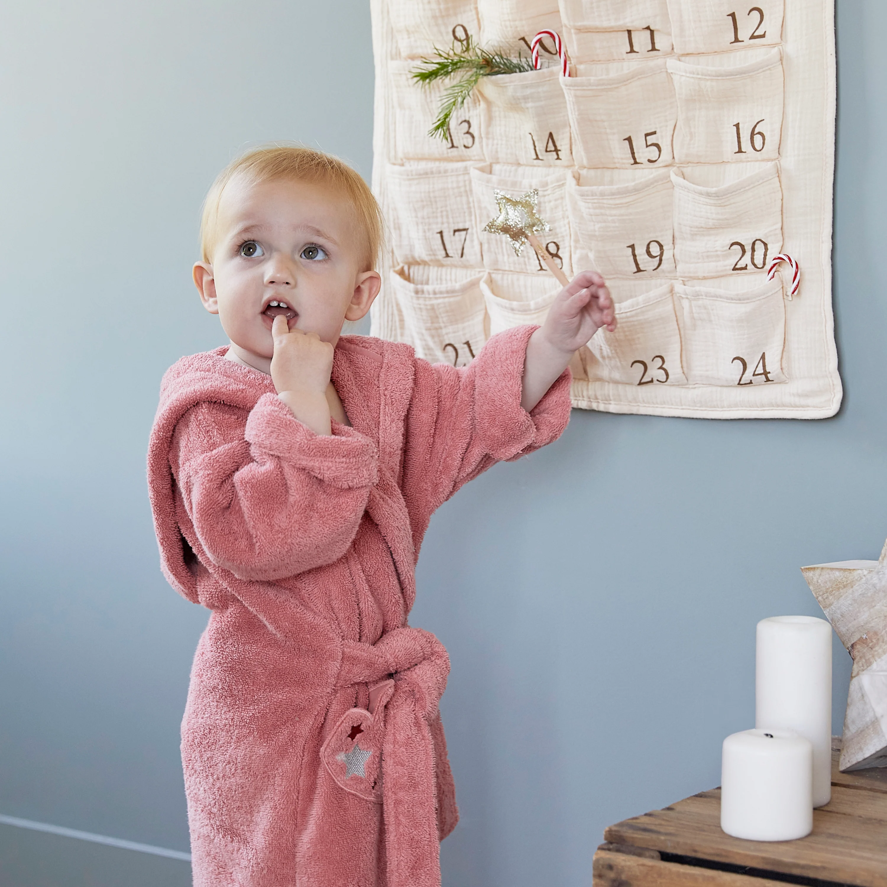 Xmasful Children's Cotton Bathrobe - Petale - Image 5